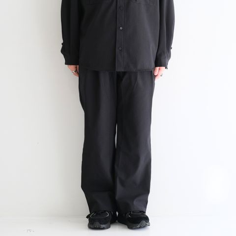 Breathable Linen Easy Pants DotAir®  / ブリーザブル リネンイージーパンツ DotAir®（OFF BLACK）