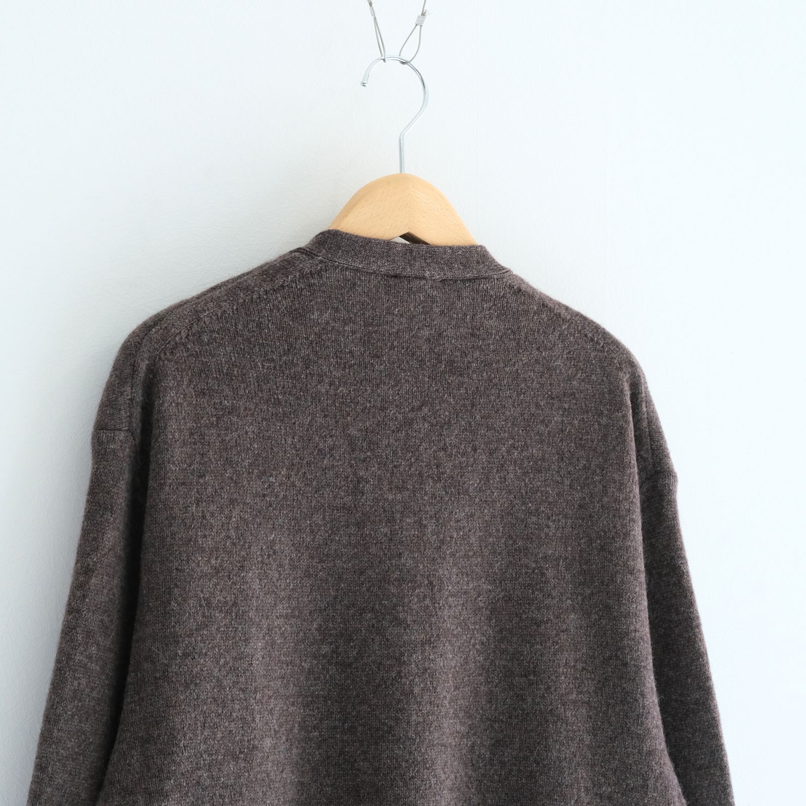 ALPACA ENSEMBLE KINT PULLOVER / ニット / アルパカ / ウール / BROWN