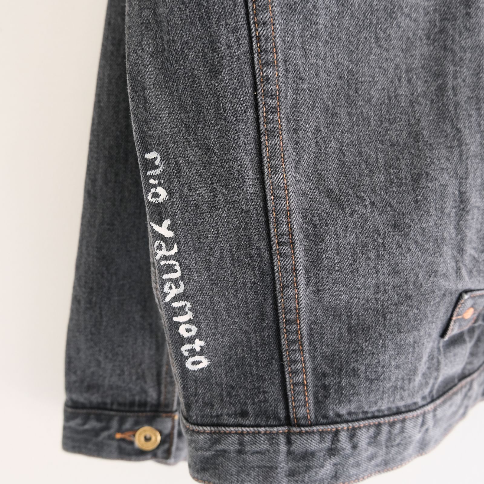 "ROEBUCK" Type-50s Hand Painted Jacket feat. MIO YAMAMOTO / 「ROEBUCK」タイプ50s ハンドペイントジャケット feat. ミオ ヤマモト（BLACK）