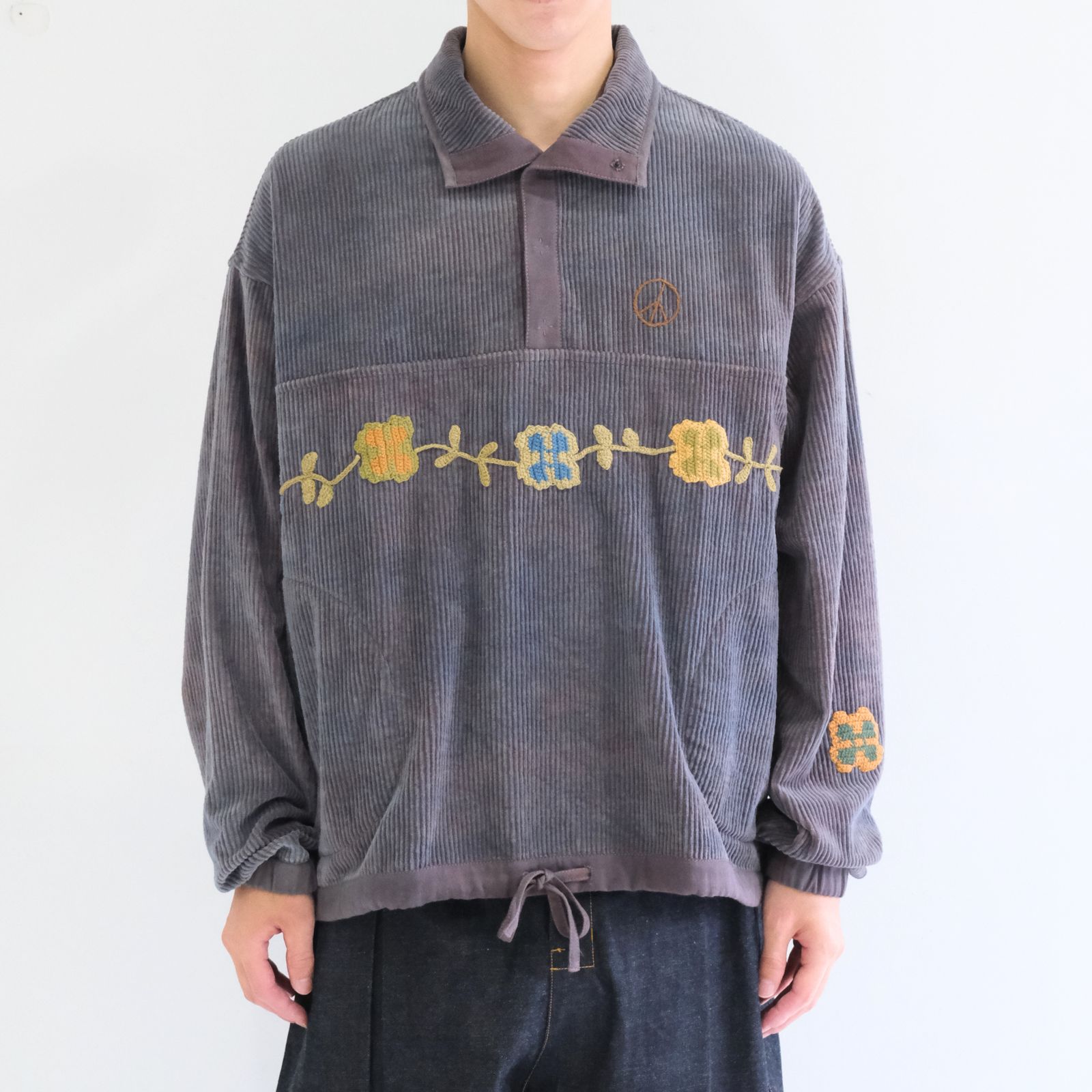【残り1点】POLITE PULLOVER / ポライトプルオーバー（PURPLE CORDUROY）