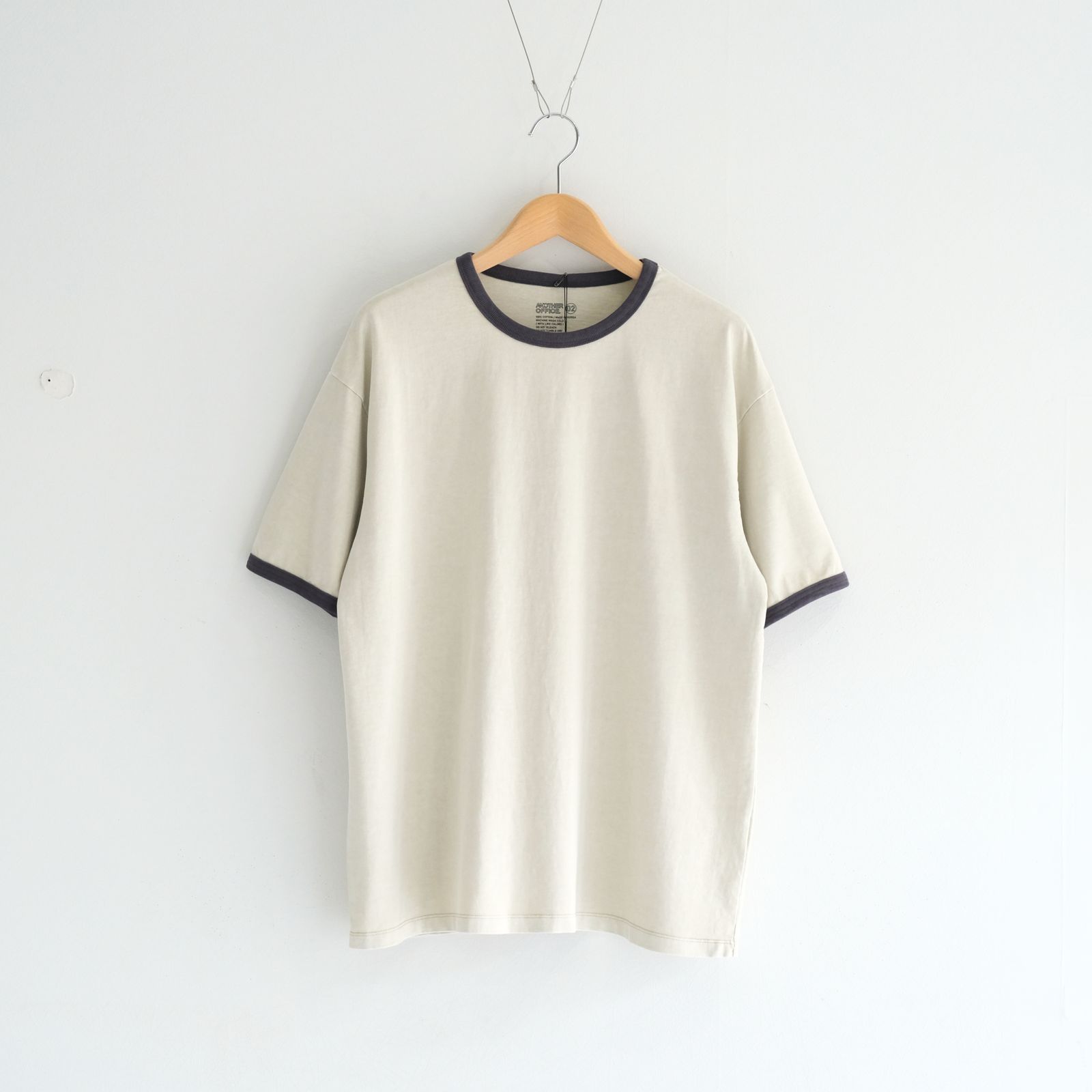 Homeboy Garment Ringer Tee / ホームボーイ ガーメント リンガーTシャツ（LIGHT SAND）