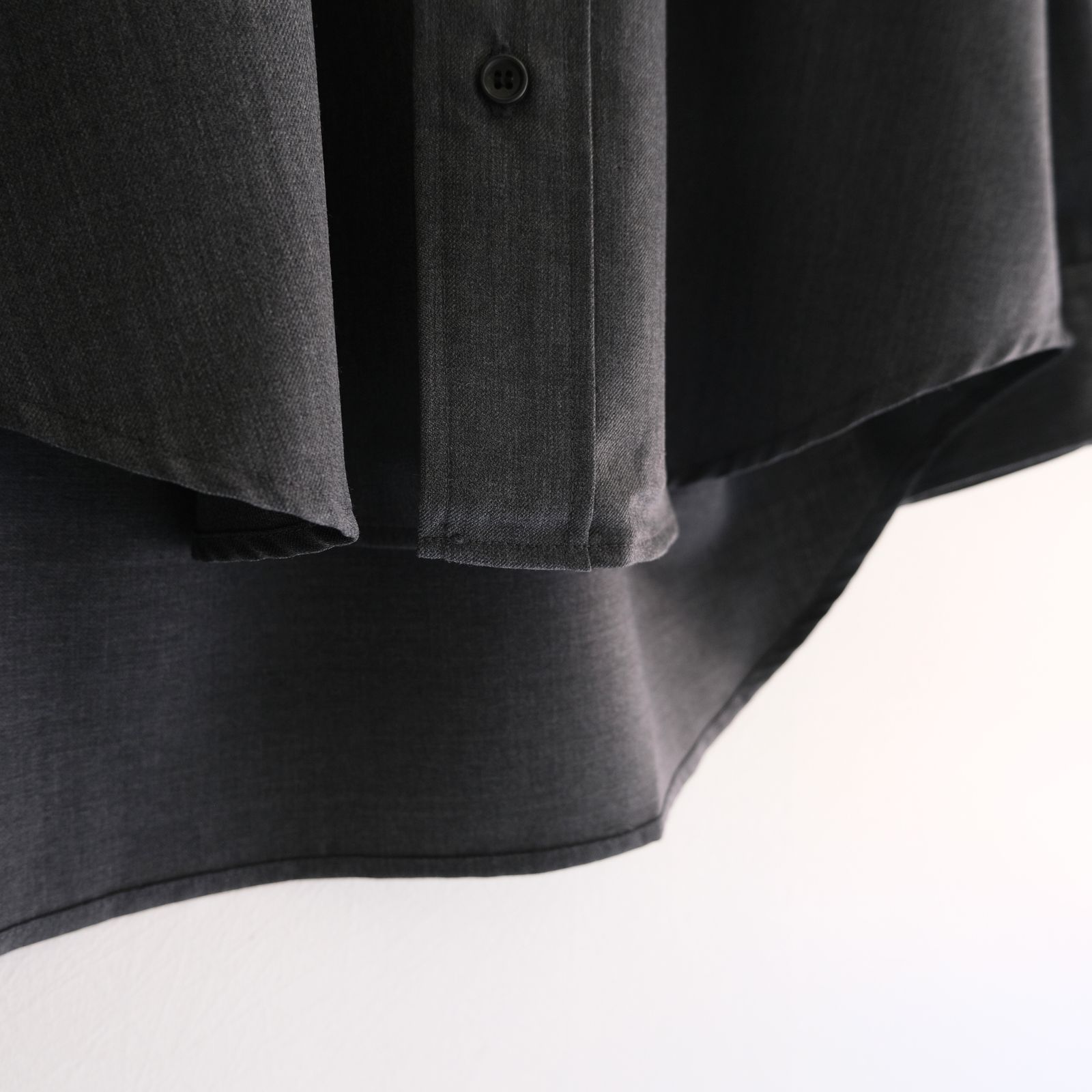 WOOL-POLY STANDARD SHIRT / シャツ / GRAY