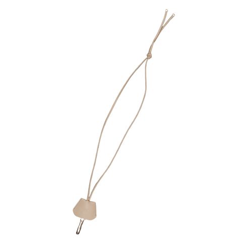 【入荷時期：2026年8-9月頃】Leather Cord Crochet / レザー コード クロシェット（Gray）