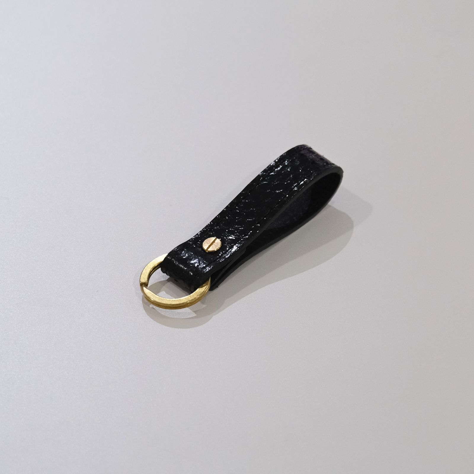 KEY RING / レザー / パイソンレザー