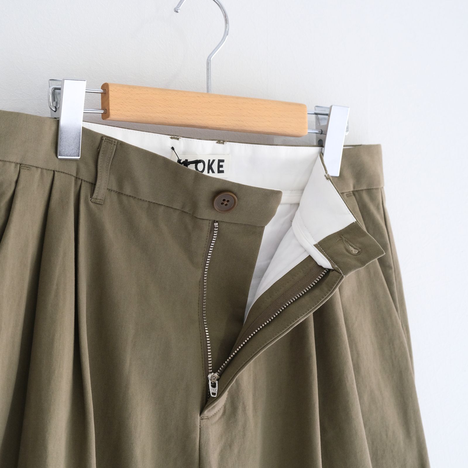 Logic Pleat Pant / パンツ / Olive