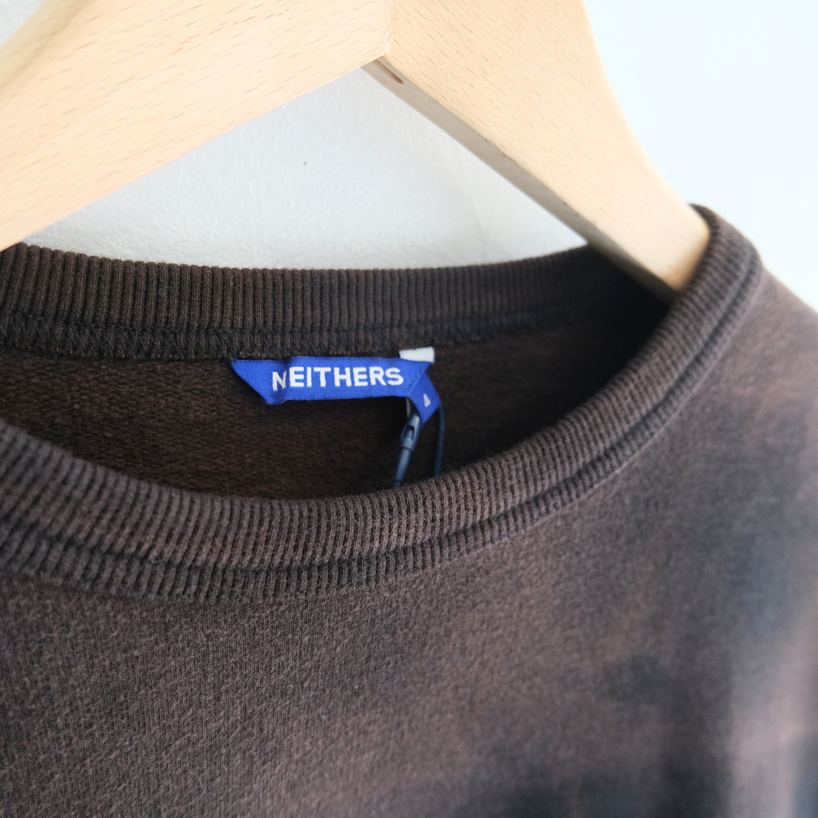 Reimagined Newsboy Fleece-Lined Sweatshirt / スウェット / Bleached Black