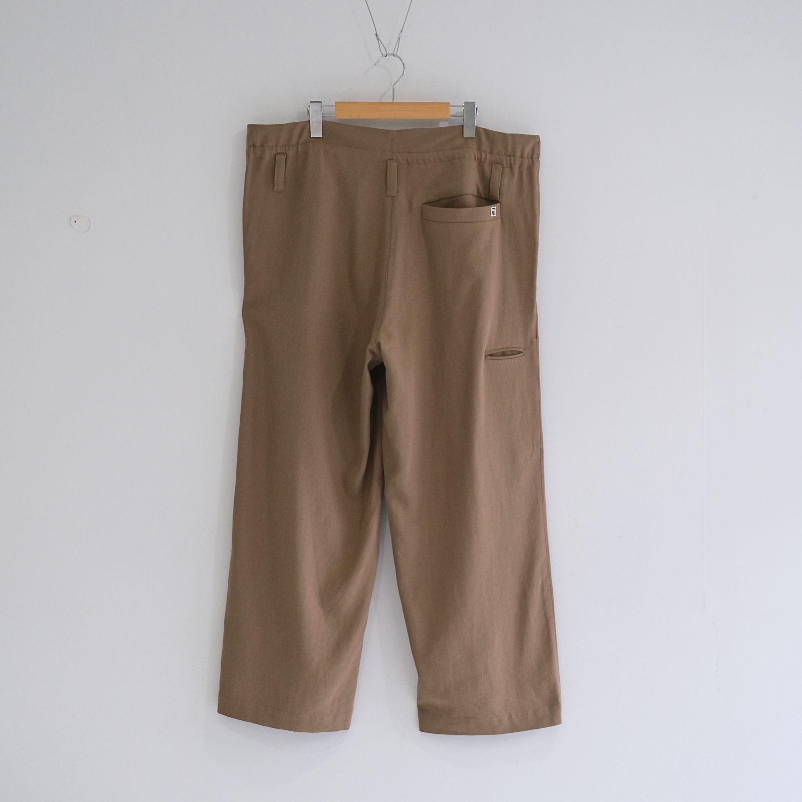 WIDE STRING PANTS / パンツ / SAND BROWN