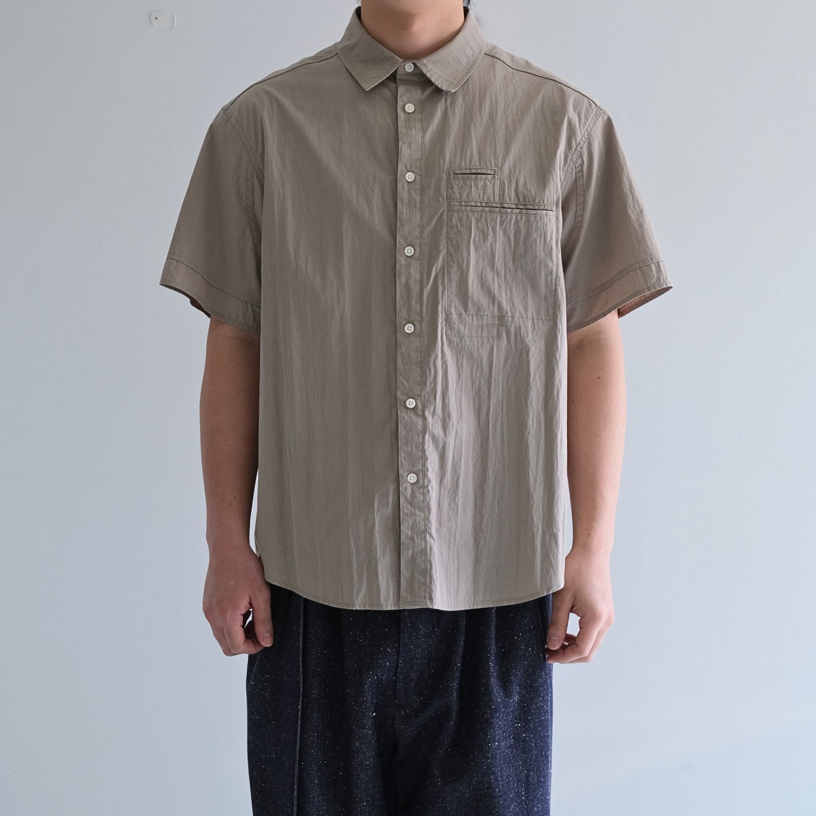 Architect S/S Shirt / 半袖シャツ / GREY
