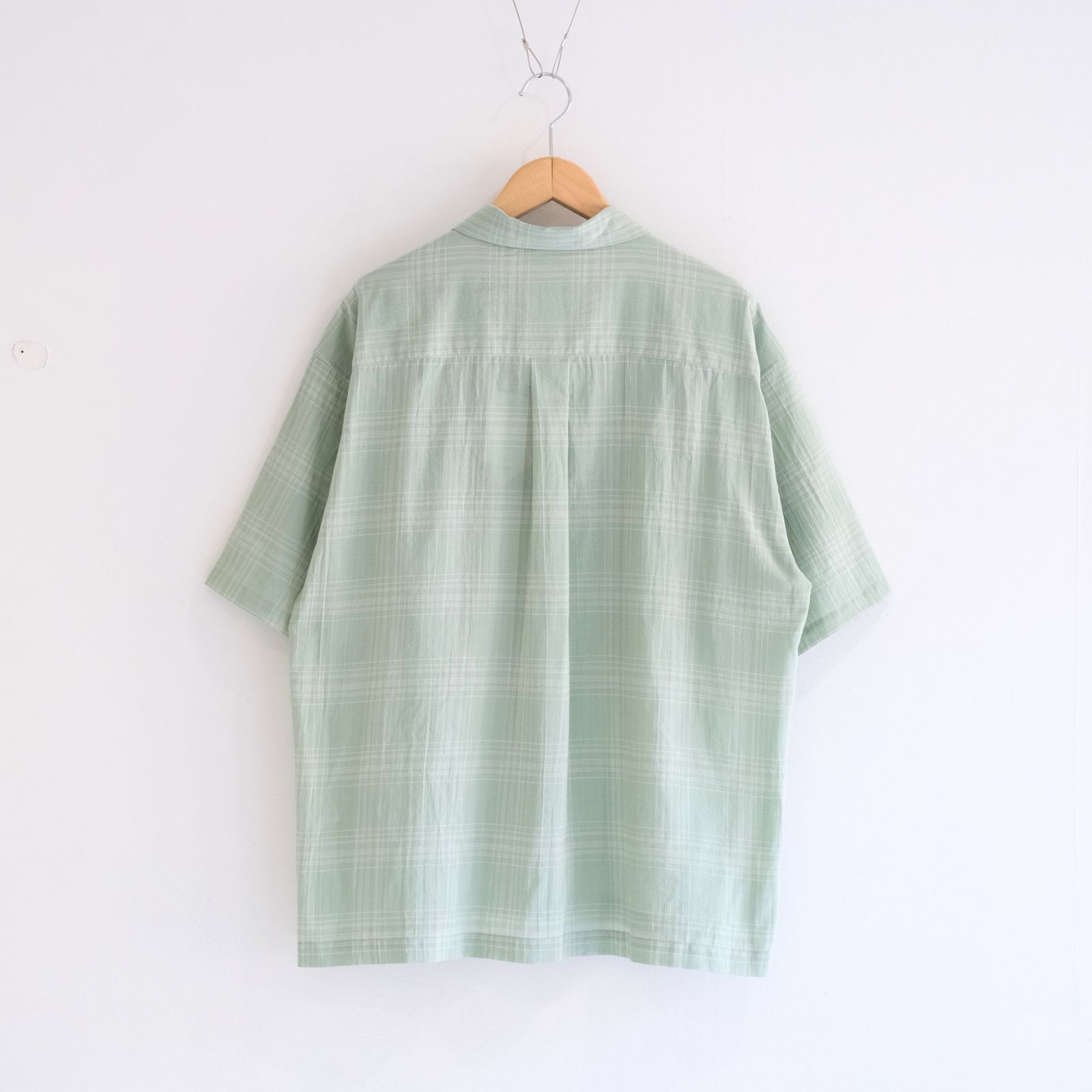 "MERCED" Sheer Through Shirt （MINT）