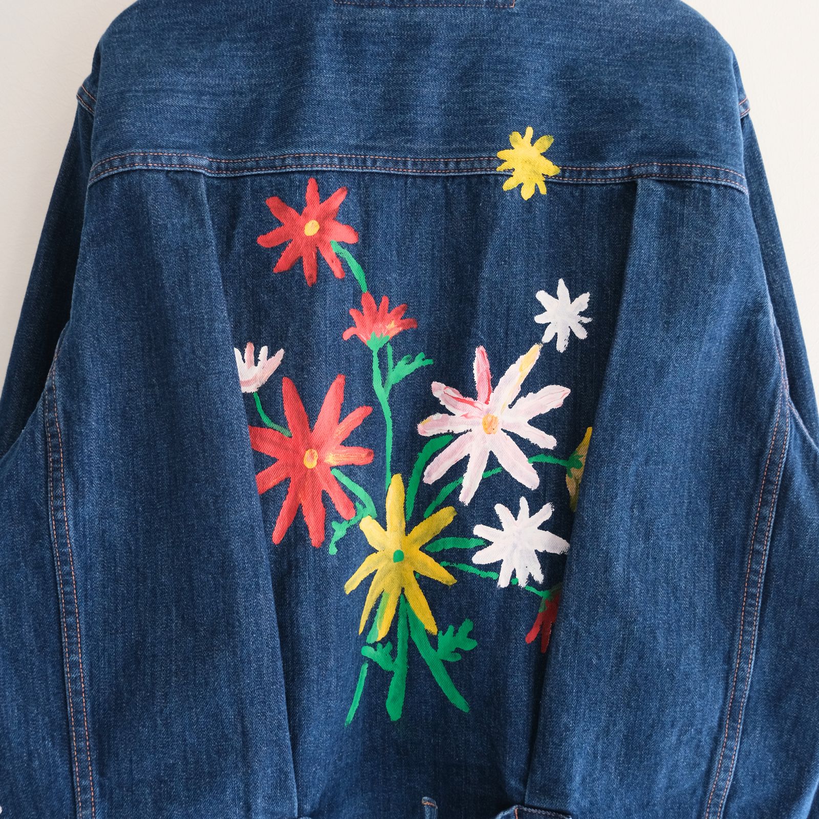 "ROEBUCK" Type-50s Hand Painted Jacket feat. MIO YAMAMOTO / 「ROEBUCK」タイプ50s ハンドペイントジャケット feat. ミオ ヤマモト（BLUE）