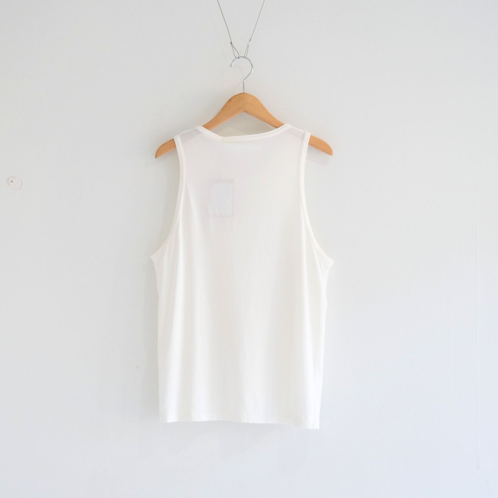 Tank Top / タンクトップ / 天然ピマコットン / WHITE