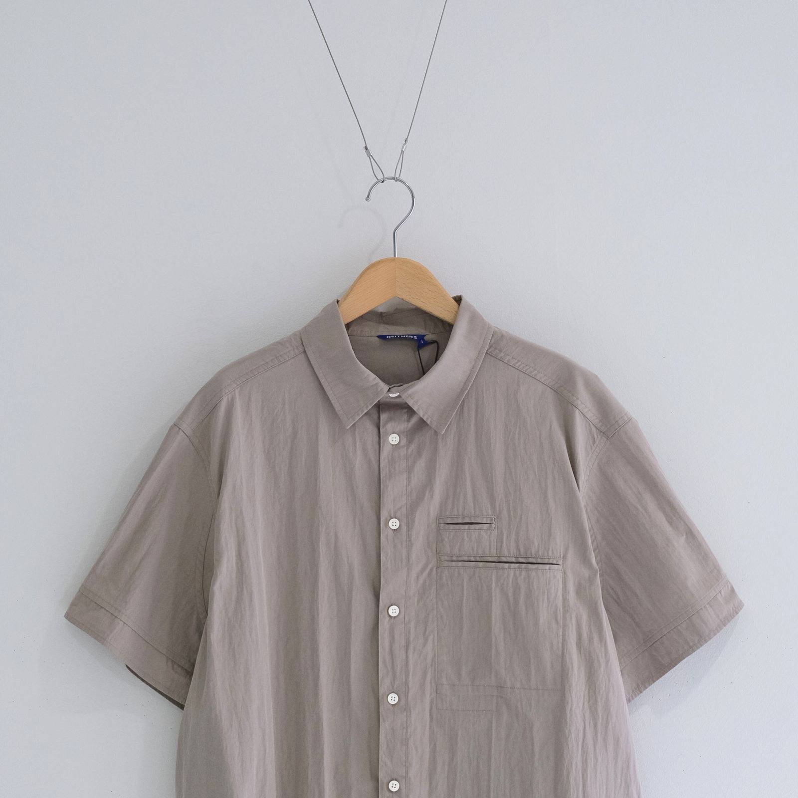Architect S/S Shirt / 半袖シャツ / GREY