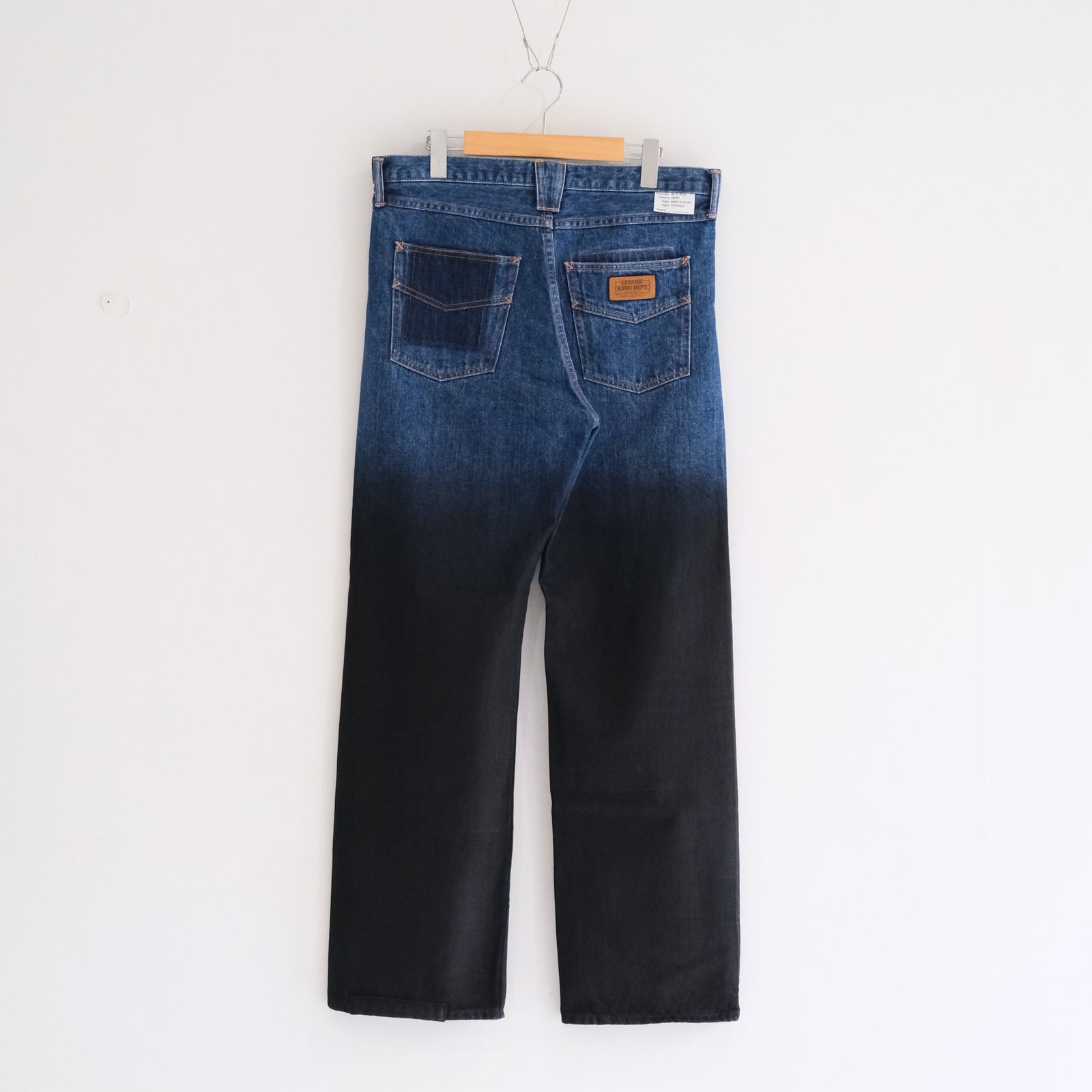 "JUDE Ⅱ"REPAIRED Half Oiled Coated Straight by 66 Selvedge Denim / パンツ / デニム / ワックスオイルド加工 / REPAIRED/OILED