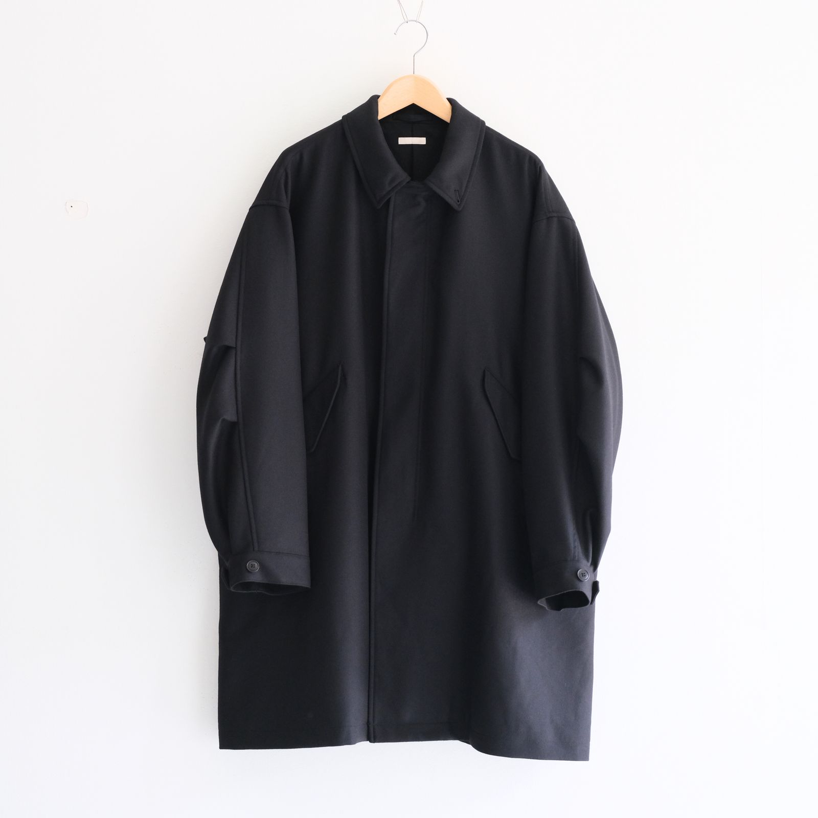 SUPER FINE LIGHT MELTON B/C FIELD COAT / コート /  / BLACK