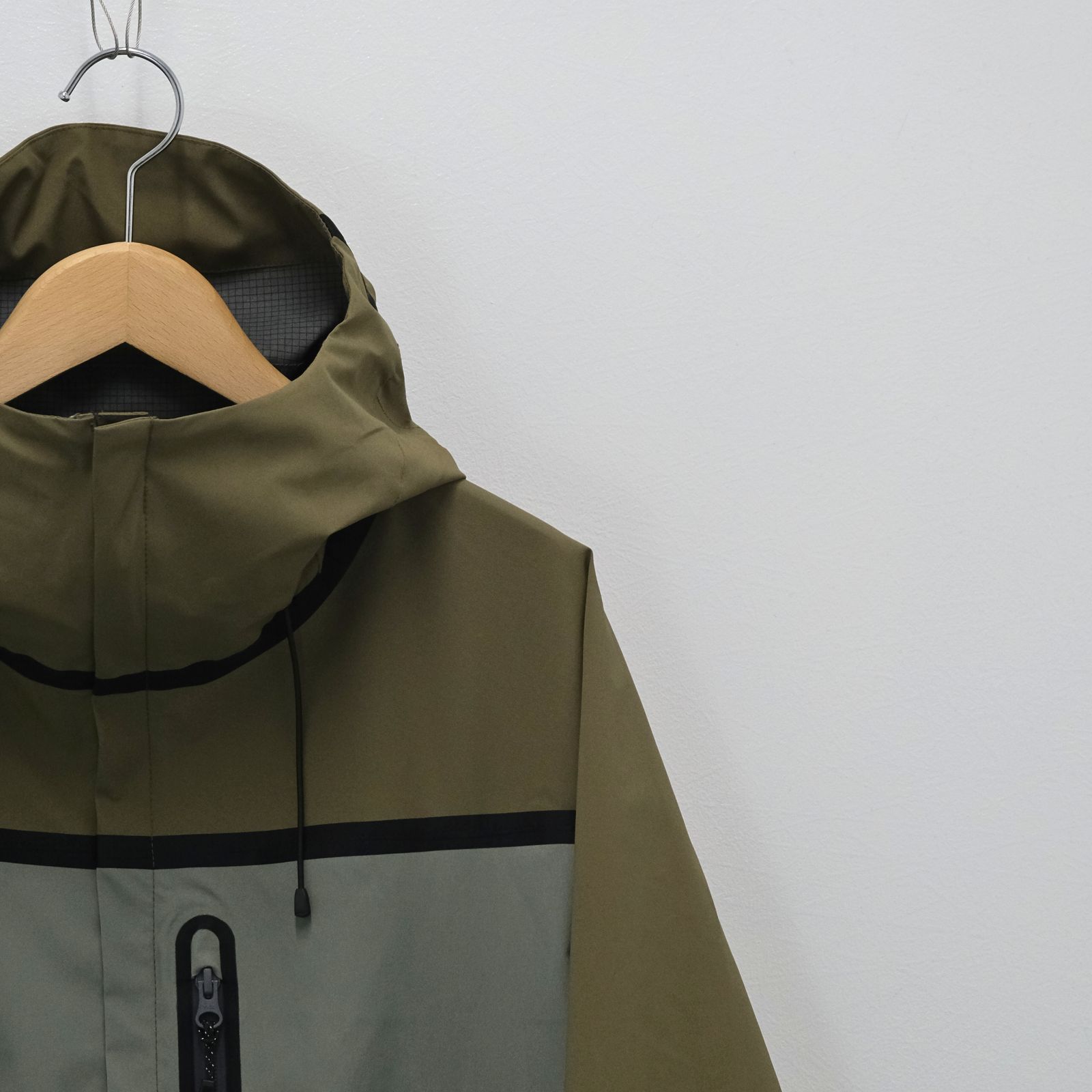 TAPED SEAM WATER PROOF JACKET / シェルジャケット / ミリタリーグレー