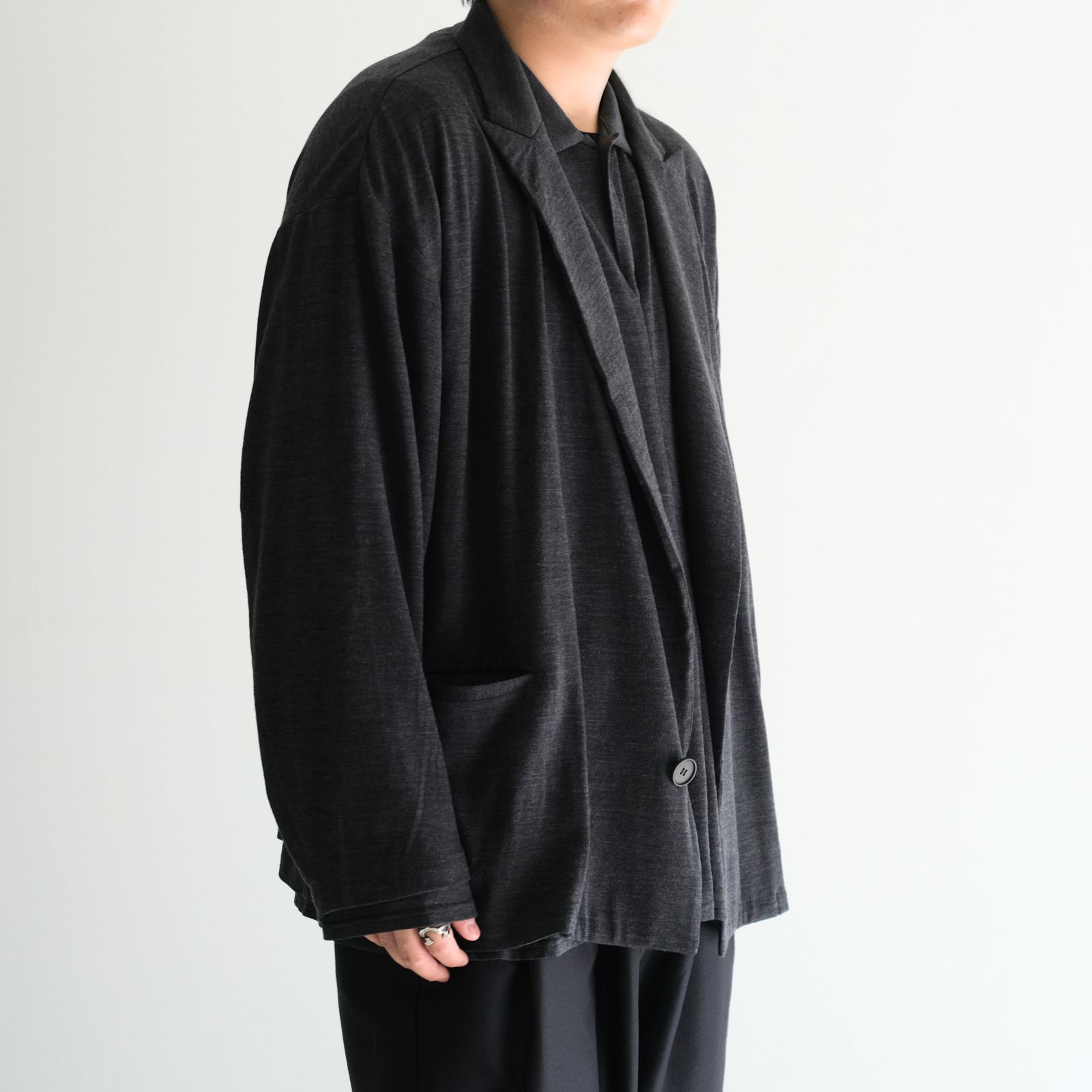 Wool Jersey JKT / ウールジャージージャケット（Gray）