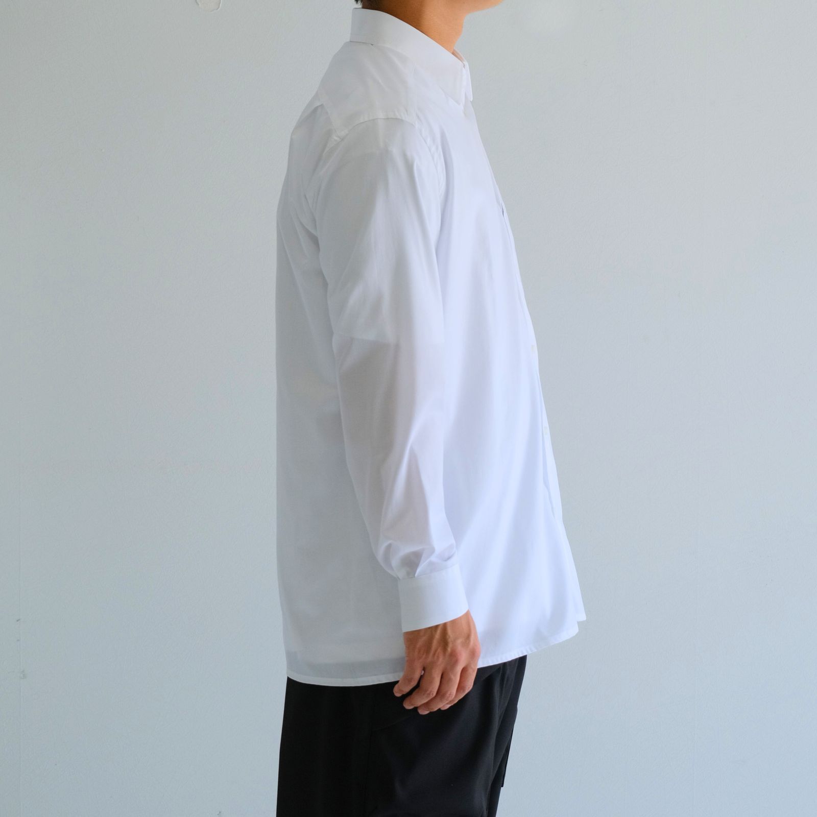 200/2R Twill Chambray Michels / シャツ / シャンブレー / Snow white