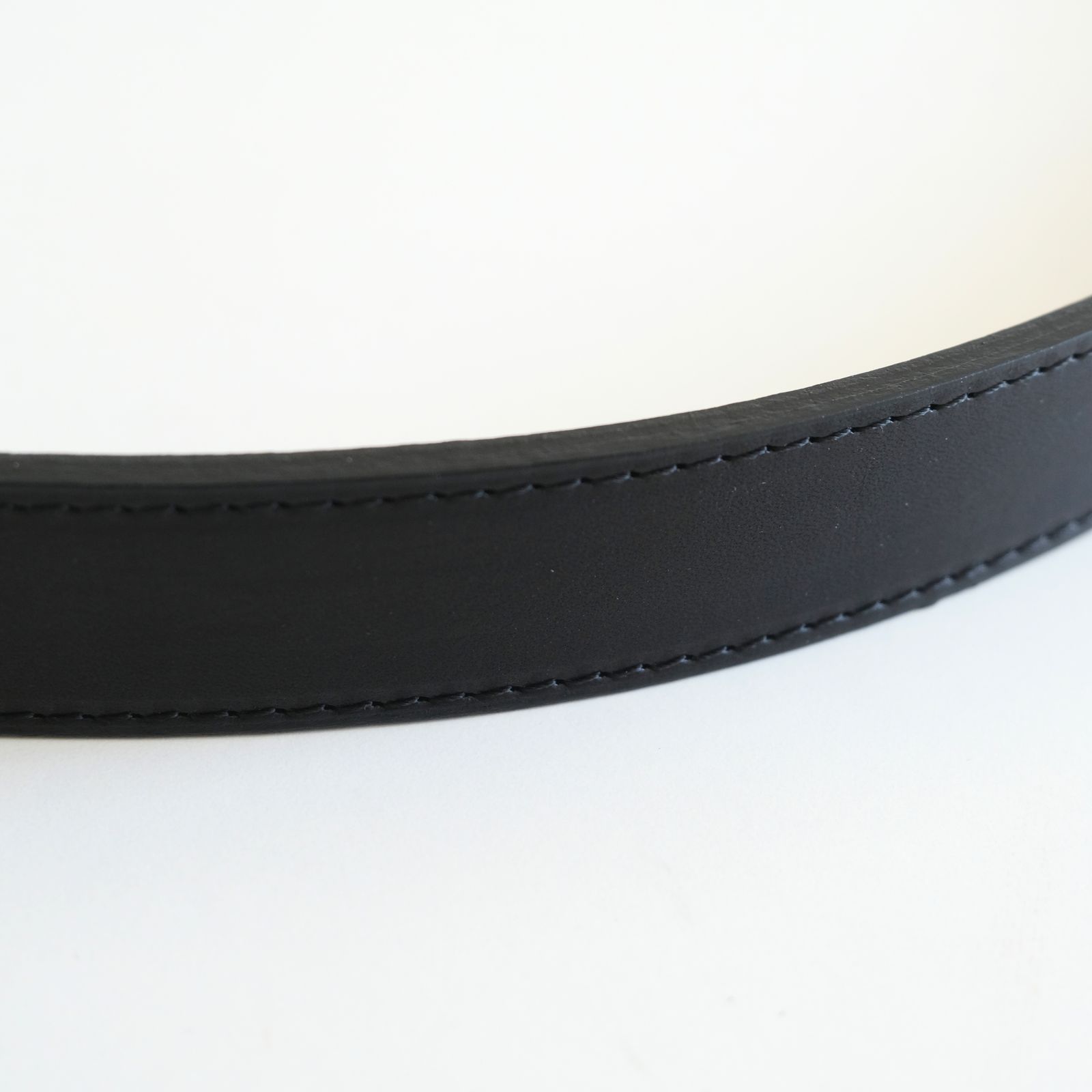 【残り1点】SLIDE BUCKLE BELT（BLACK (GOLD) ）