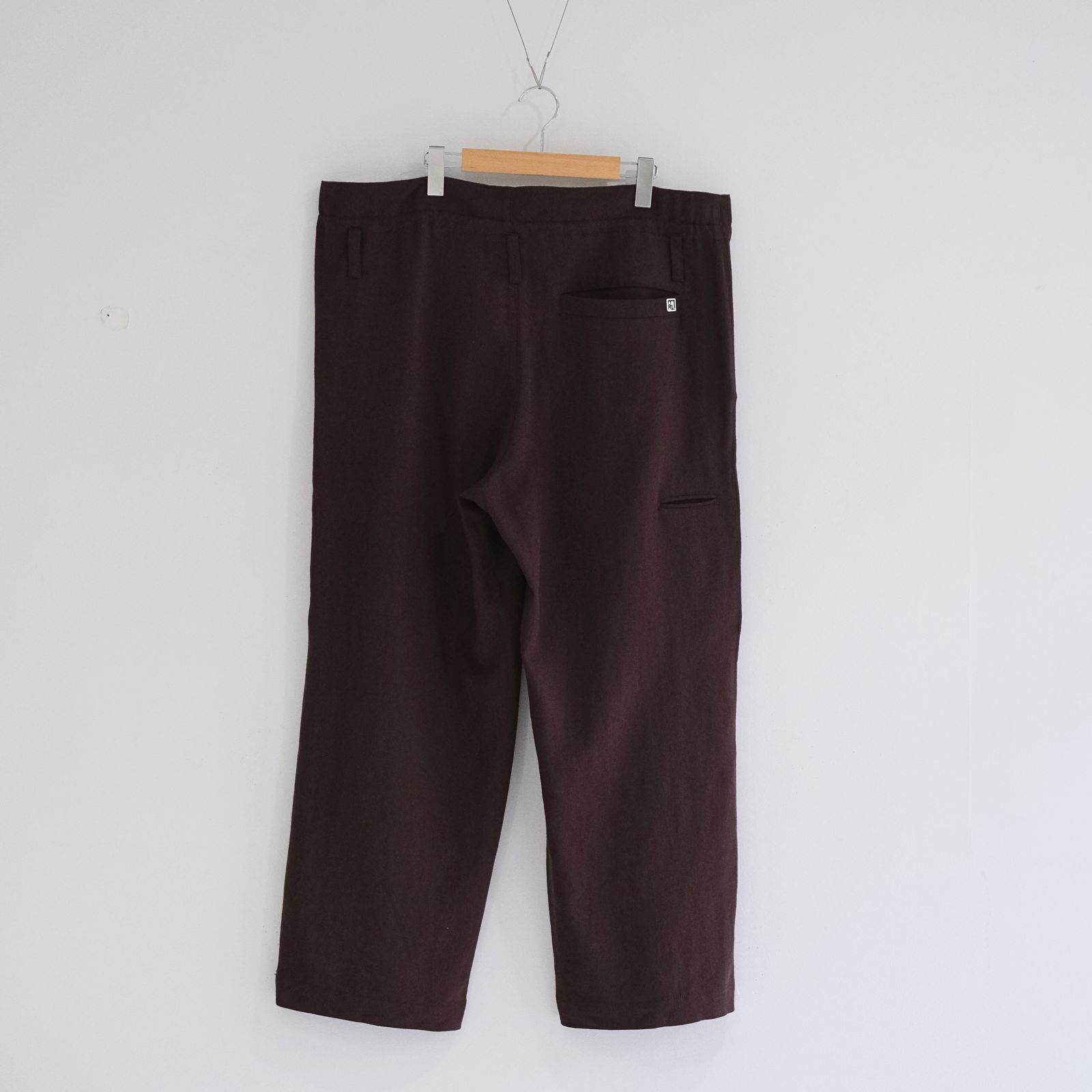 WIDE STRING PANTS / パンツ / CHOCOLATE