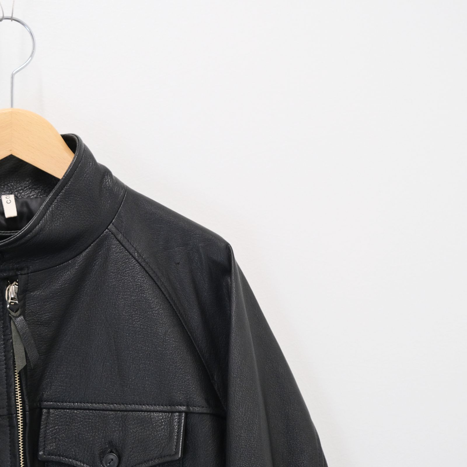 STAND COLLAR BLOUSON / レザージャケット / ゴートレザー