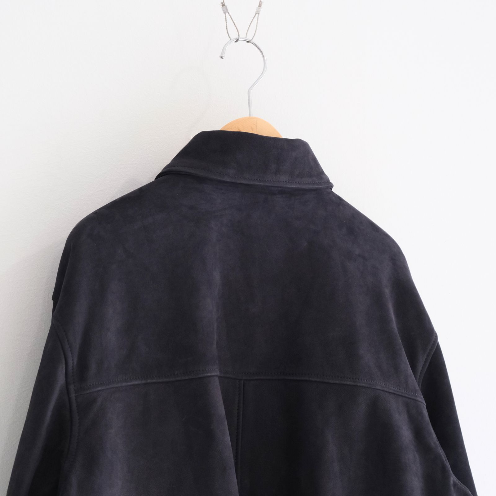 COACH JKT / ジャケット / コーチジャケット / レザージャケット / COW NUBUCK / 牛革 / NAVY