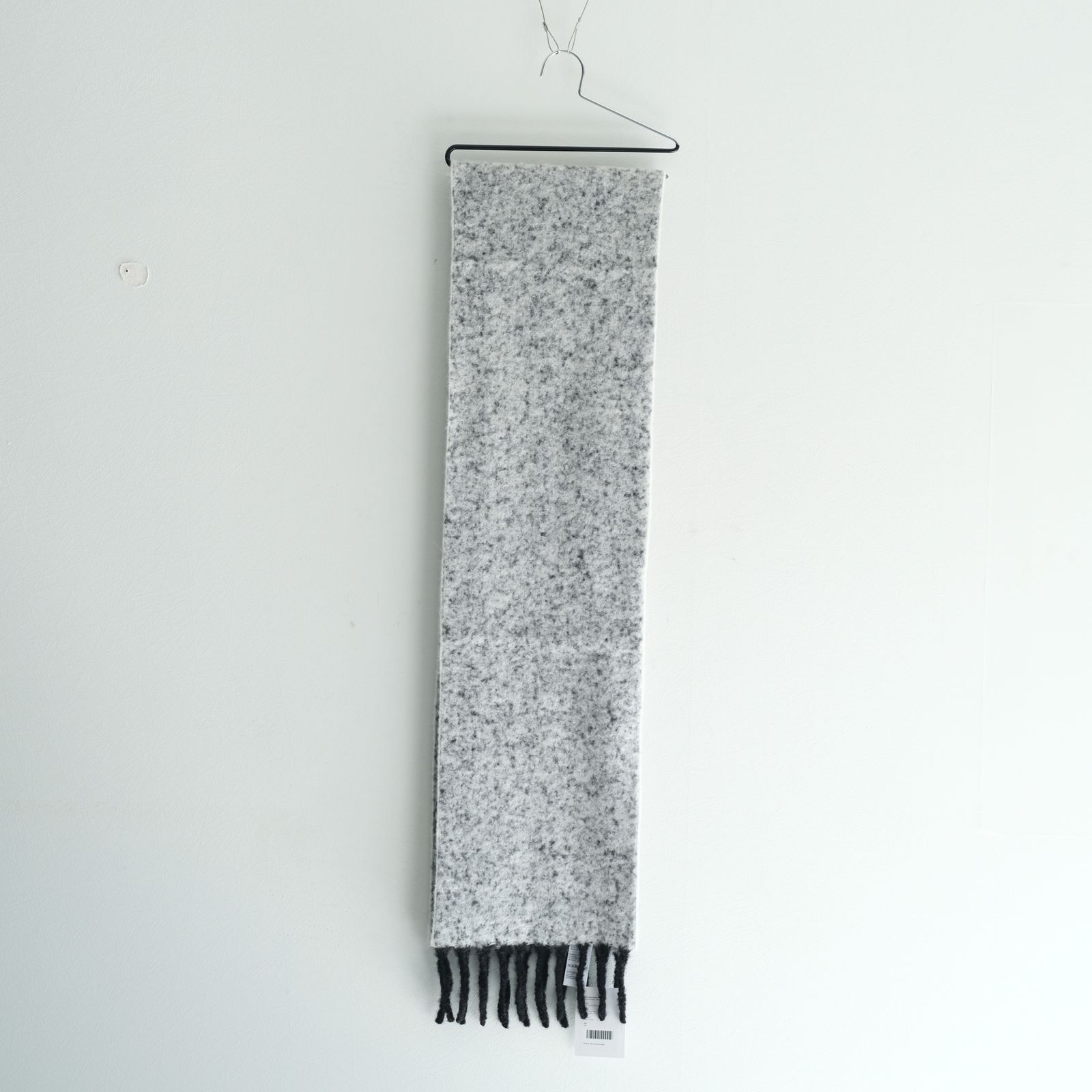Two Colour Woolly Scarf / マフラー / アルパカ / Black / White