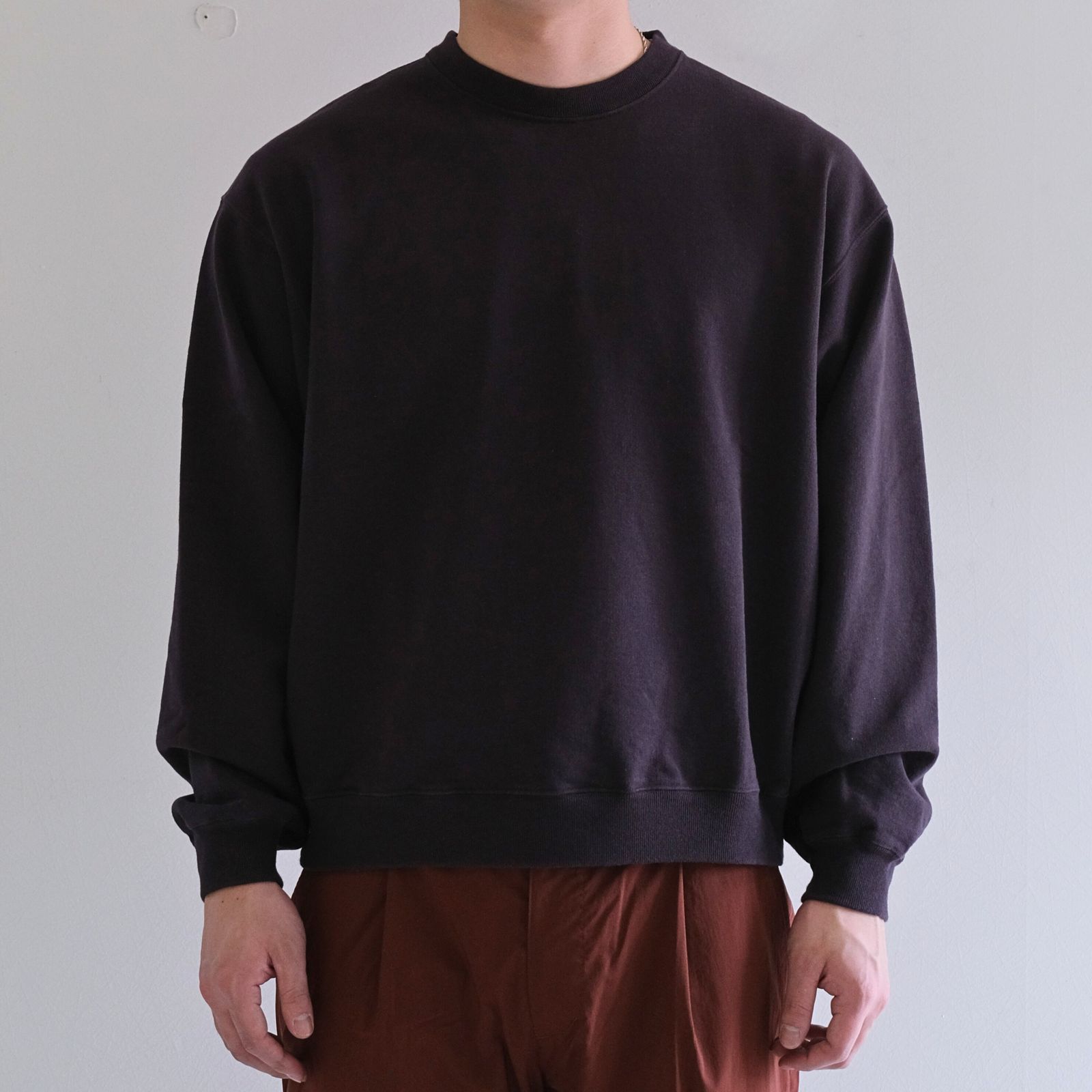 CREW NECK SWEAT / スウェット / CHACOAL