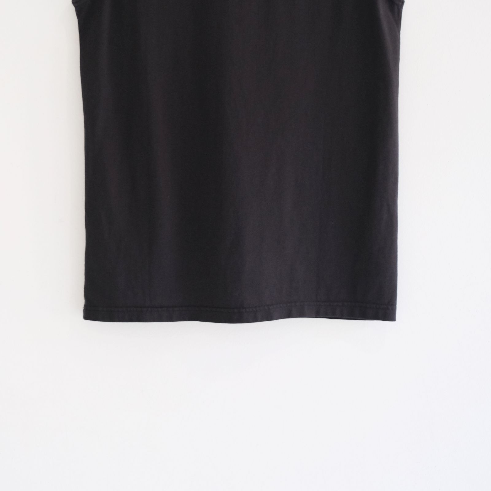 No Sleeve Top / ノースリーブ / 天然ピマコットン / BLACK