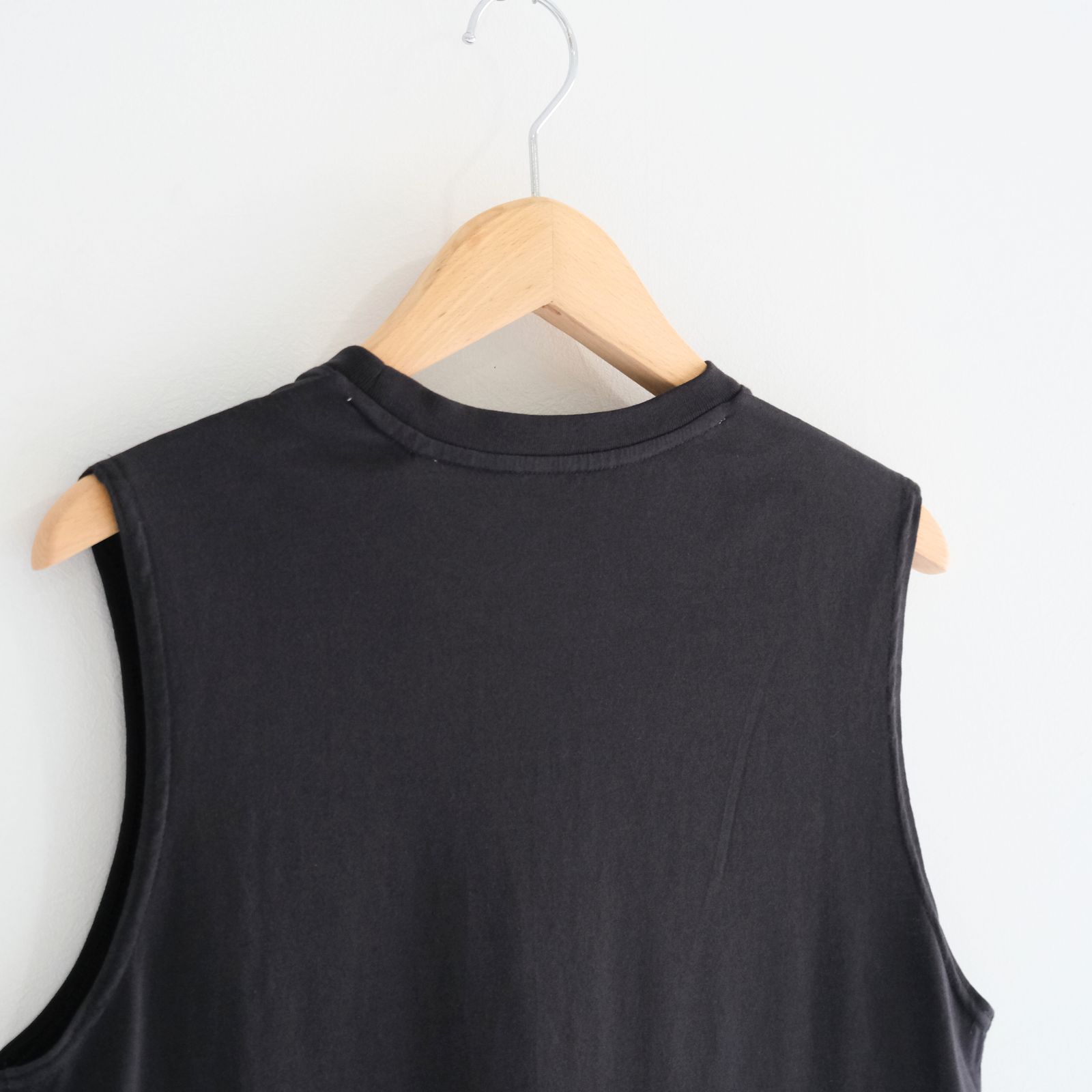 No Sleeve Top / ノースリーブ / 天然ピマコットン / BLACK