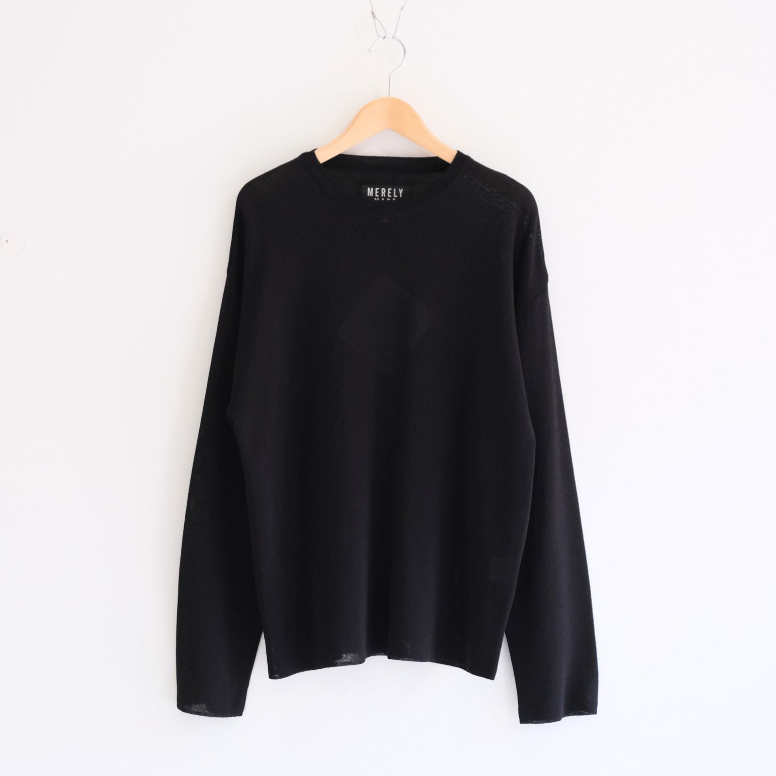 PREMIUM WIDE SLEEVE ‘SEUNGMU’ KNIT / ニット / INK BLACK
