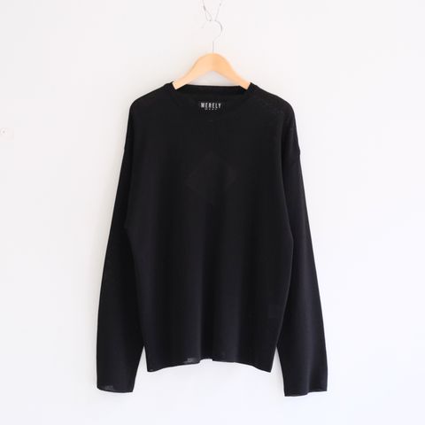 PREMIUM WIDE SLEEVE ‘SEUNGMU’ KNIT / ニット / INK BLACK