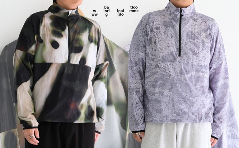 【bal / バル】グラフィックが映える極薄ウインドブレーカー。（LIGHT WEIGHT WIND SHELL JACKET）