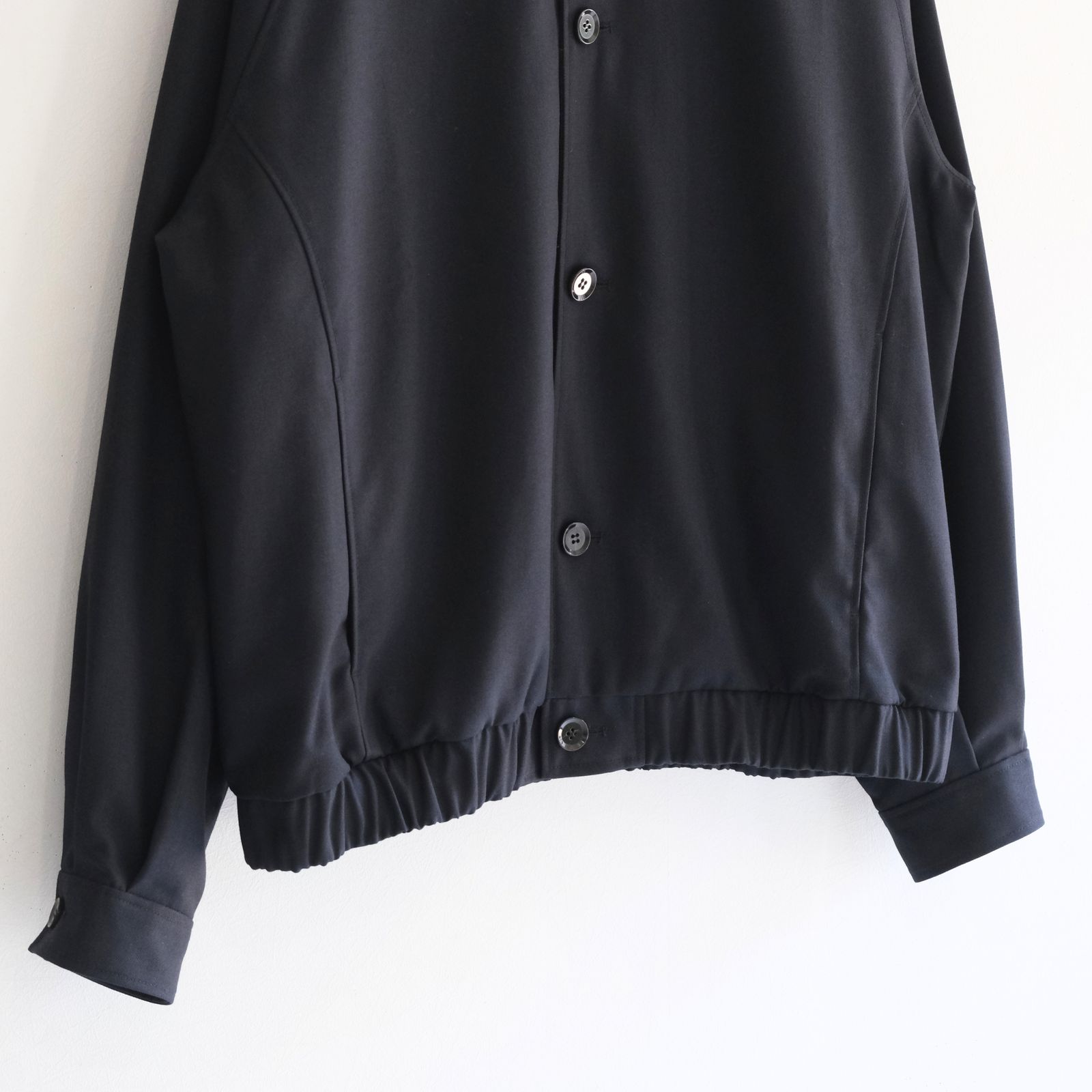 【残り1点】MESH WOOLEN RAGLAN BLOUSON（LIBERTY NAVY）