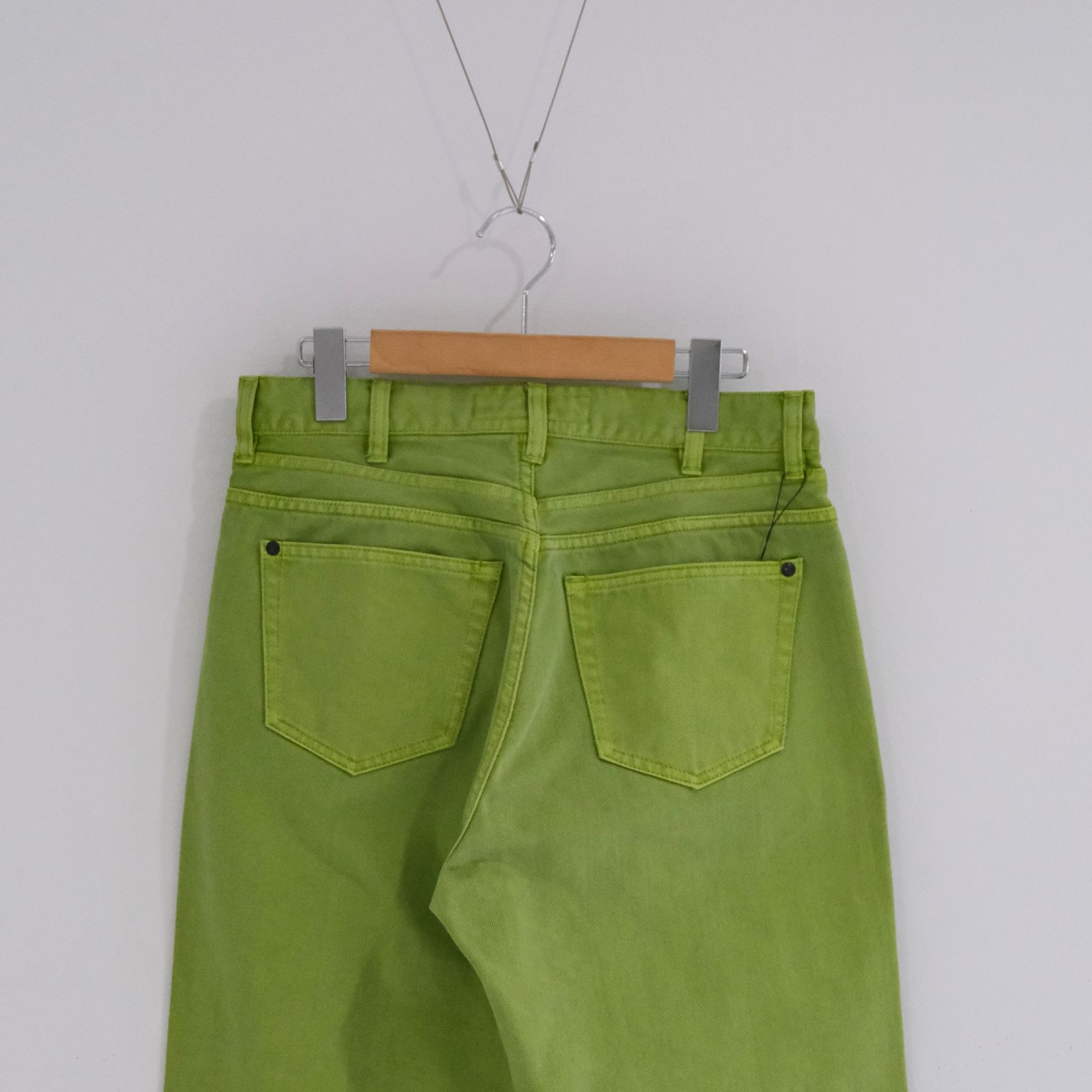 LOOSE FIT PIGMENT DYE 5P JEAN / デニム /  LIME / PIGMENT