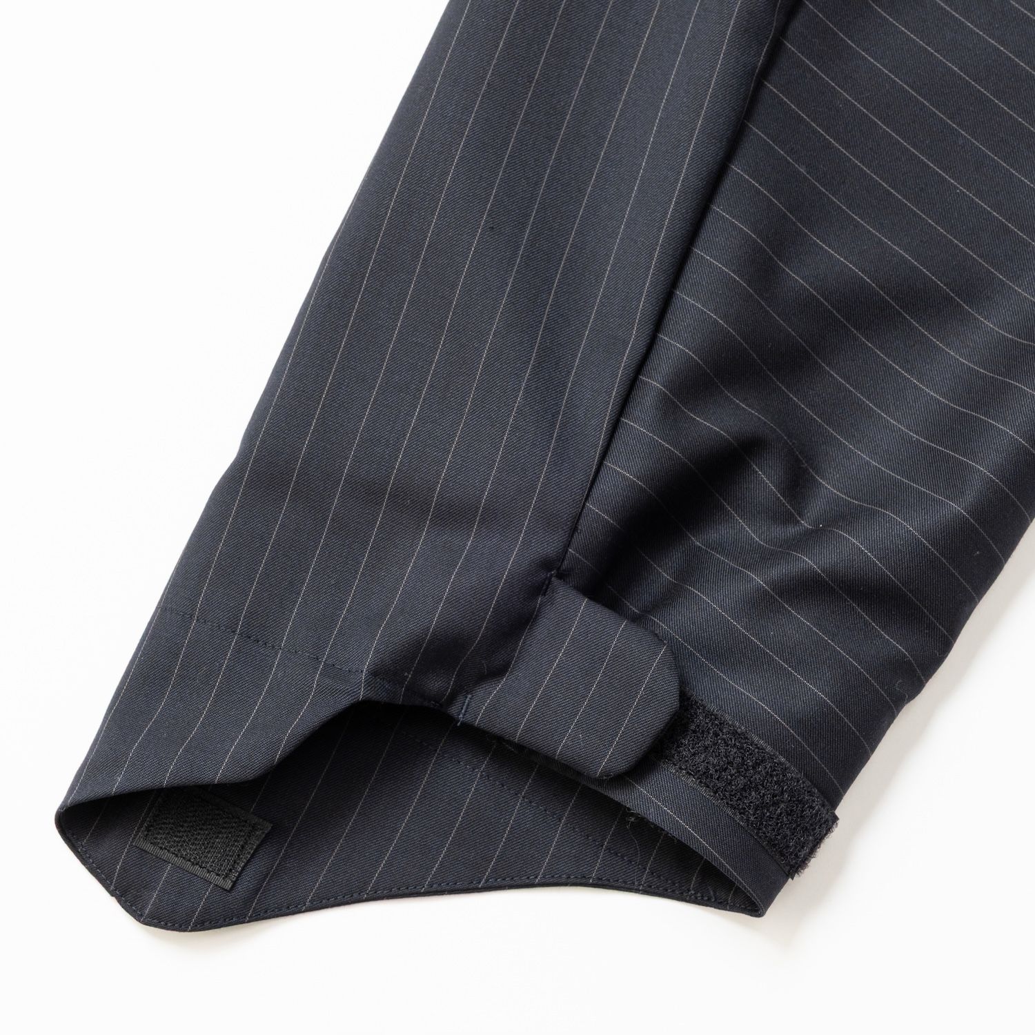 【入荷時期：2026年7月頃】Merino Wool Stand Collar Blouson / メリノウール スタンドカラー ブルゾン（NAVY STRIPE）