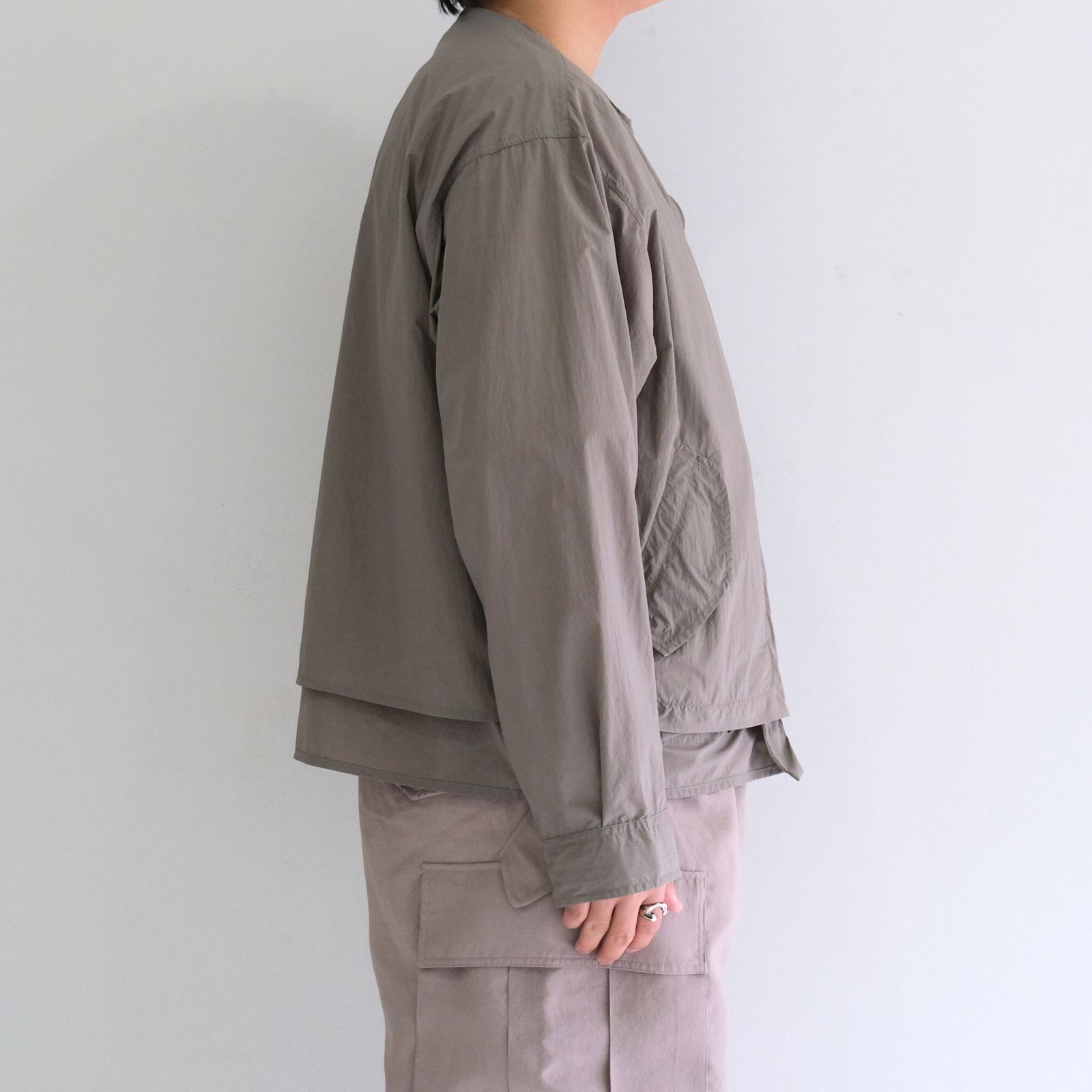 Weathering Nylon Reversible 4Way JKT / ウェザリングナイロンリバーシブル4Wayジャケット（KHAKI）