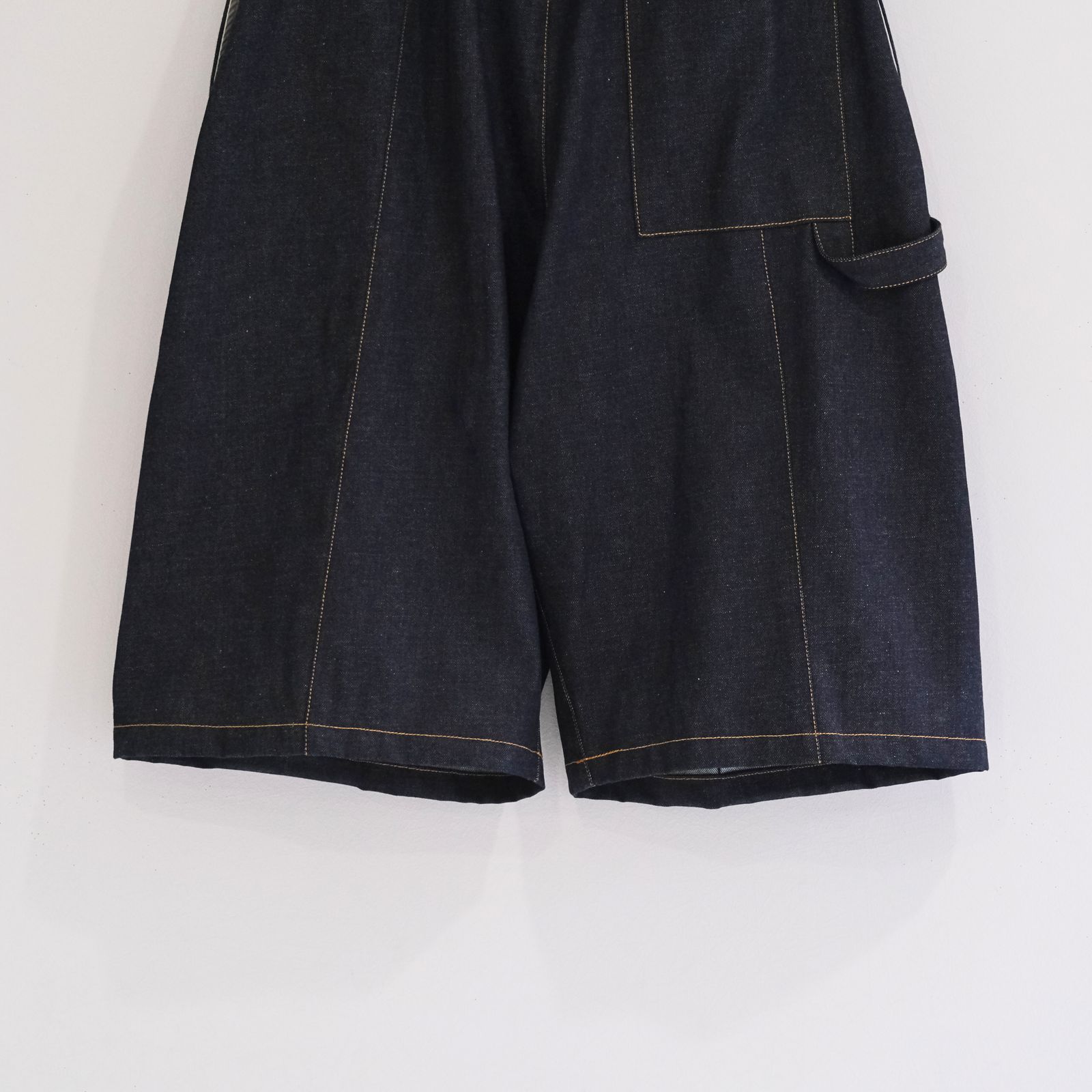 SAGE NATION ブラック ボックスプリーツパンツ sage NATION | BOX PLEAT TROUSERS – session