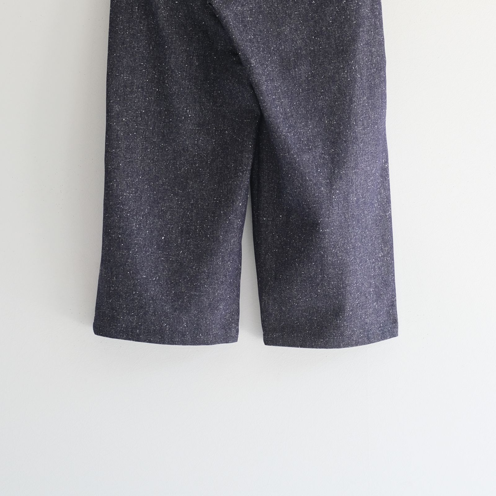 Silk Denim Wide Pants / デニム / シルク / コットン / NAVY