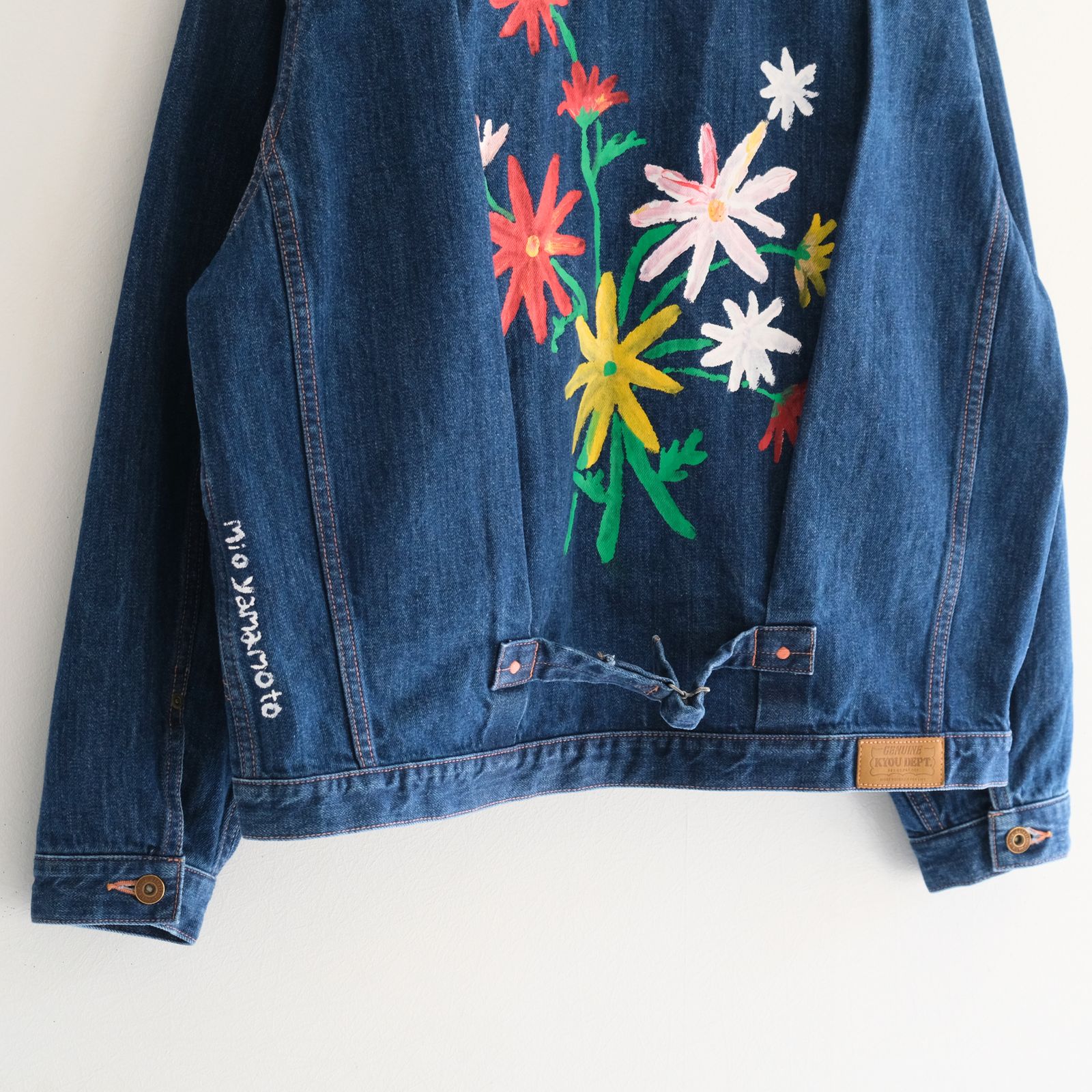 "ROEBUCK" Type-50s Hand Painted Jacket feat. MIO YAMAMOTO / 「ROEBUCK」タイプ50s ハンドペイントジャケット feat. ミオ ヤマモト（BLUE）