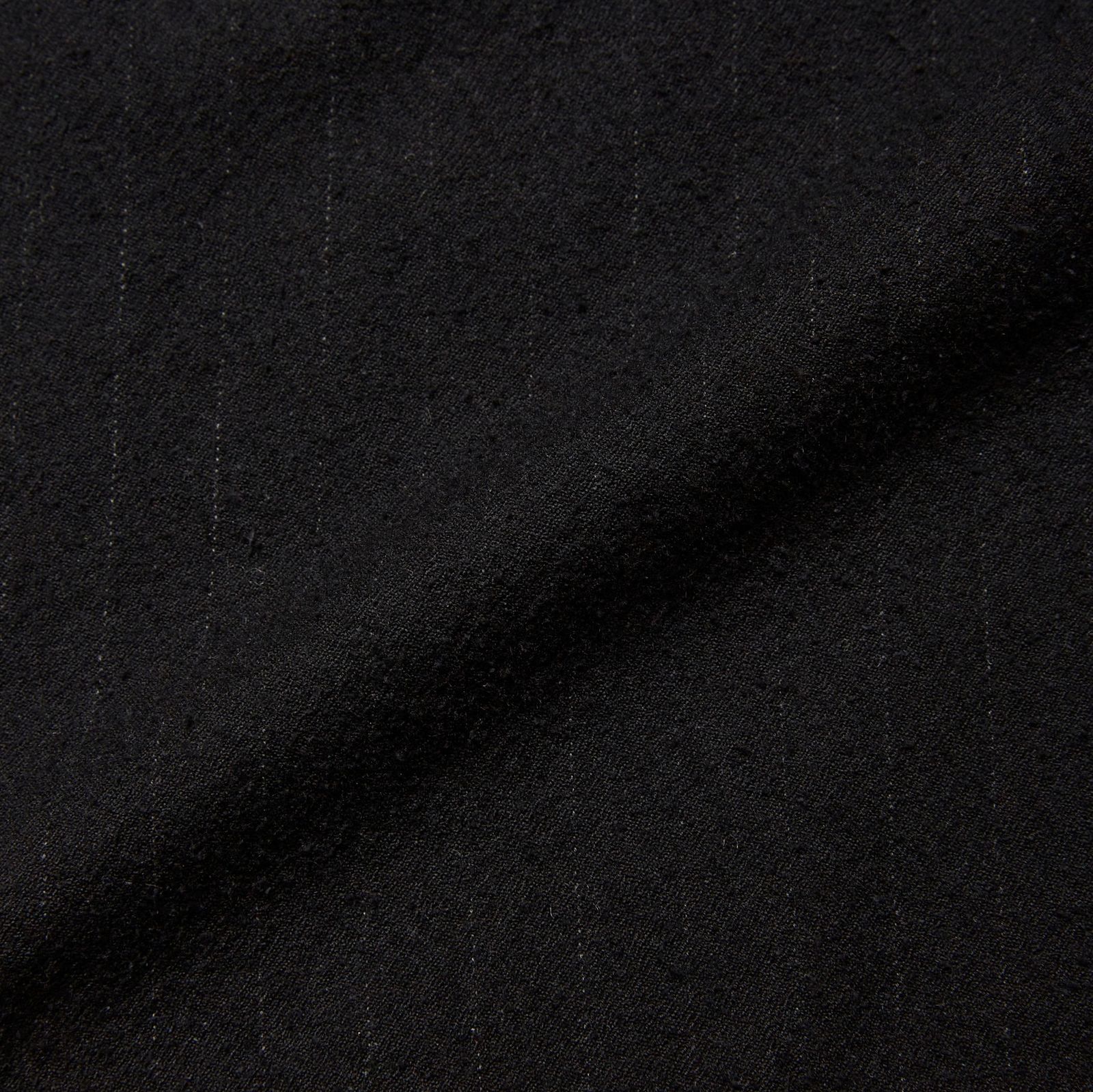 【残り1点】WASHED W/S STRIPE DRAWSTRING WIDE PANTS（BLACK）