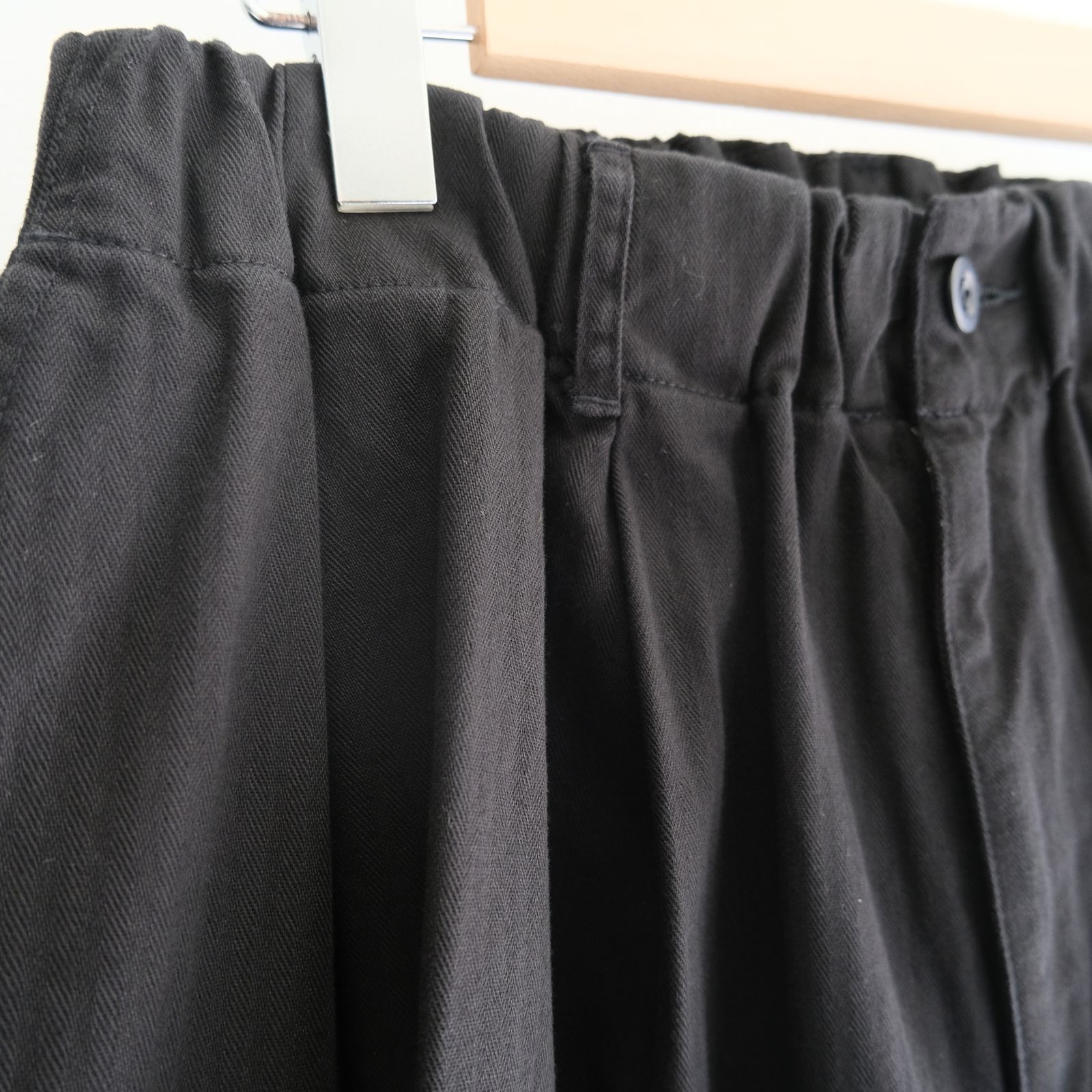 Herringbone 6-Pocket Pants / パンツ / カーゴパンツ / ヘリンボーン / BLACK