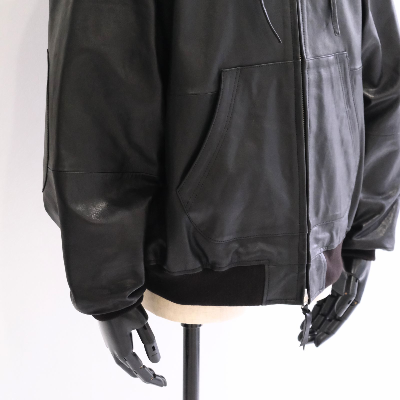 【残り1点】AFTER-HOOD BLOUSON（BLACK）