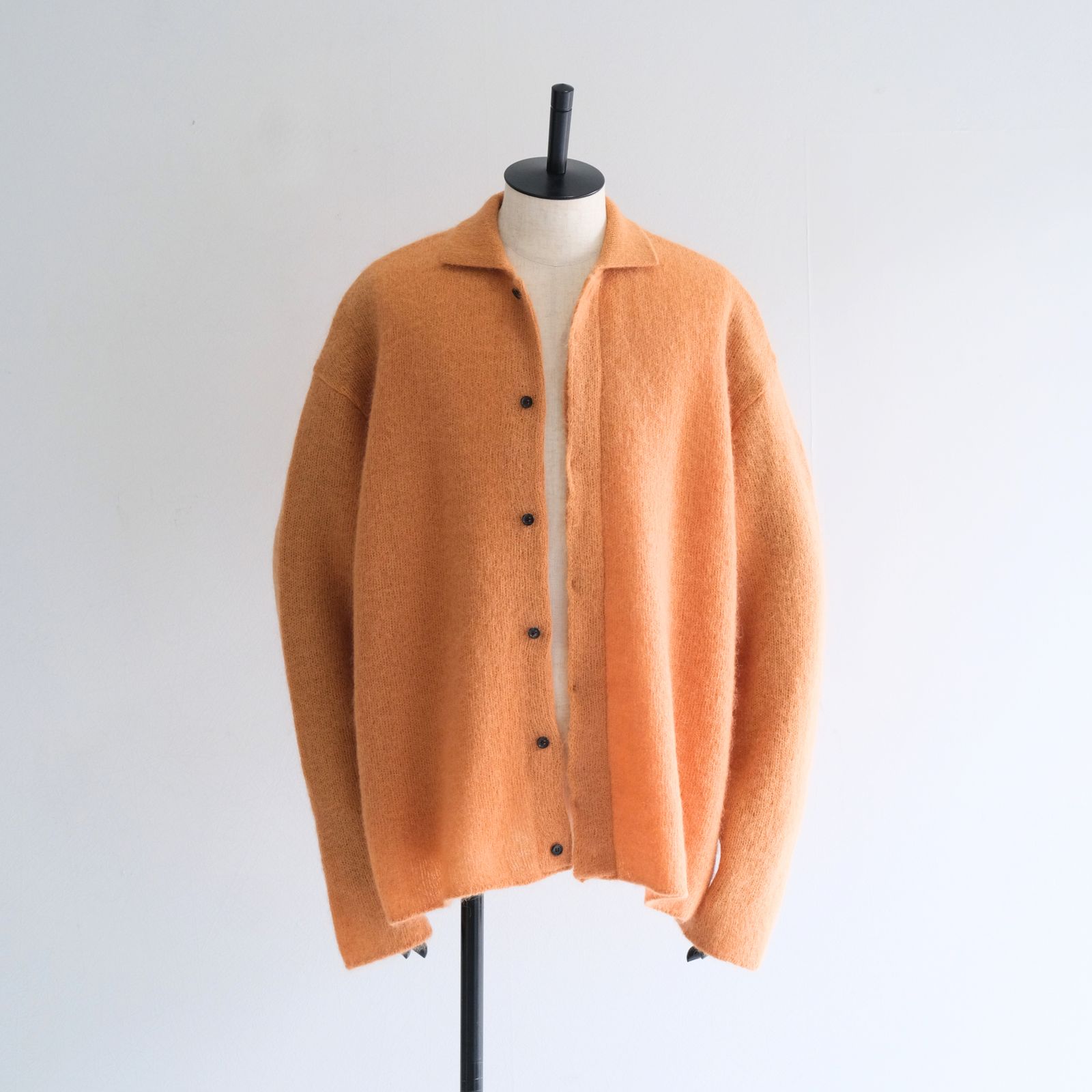 【残り1点】Kid Mohair Knit Shirts（Orange）