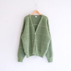 MOHAIR BOARDER CARDIGAN（GREEN）