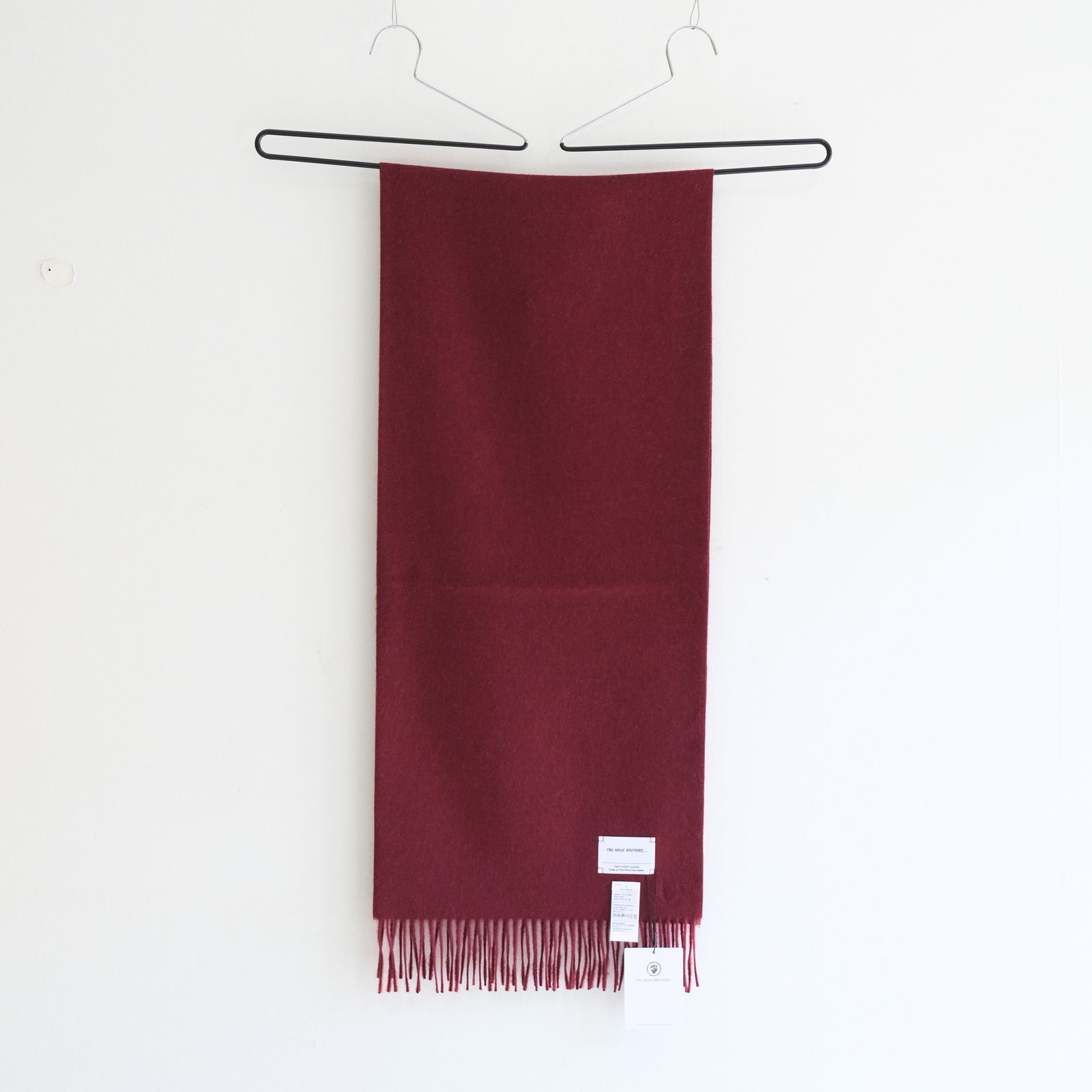 Brushed Scarf（Burgundy）