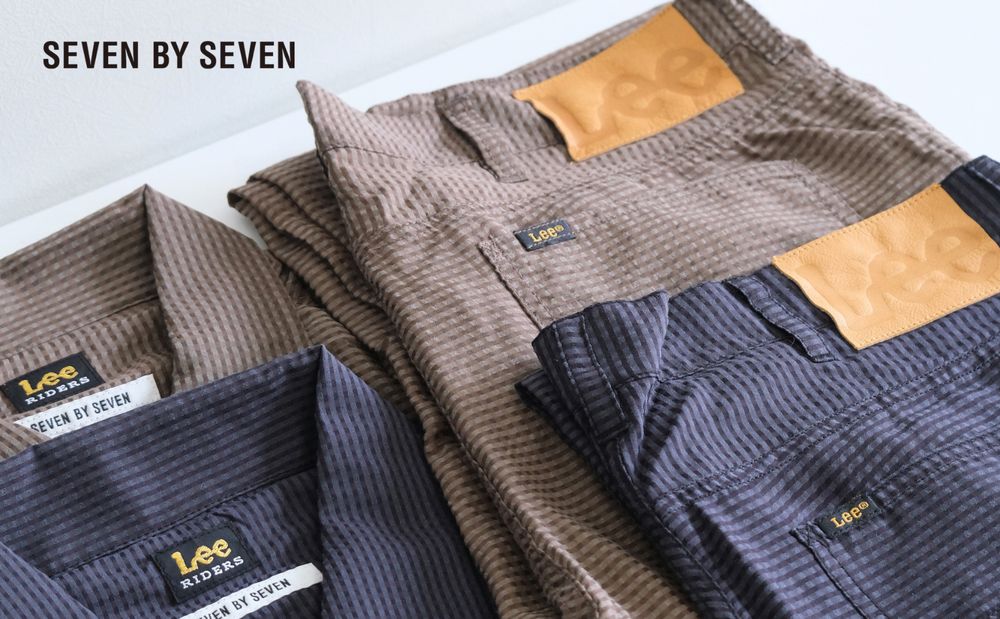 【SEVEN BY SEVEN / セブンバイセブン】Leeとのスペシャルコラボレーション。夏も楽しめる軽やかなレーヨン素材で展開。（SHEER COWBOY JACKET・SHEER COWBOY PANT）