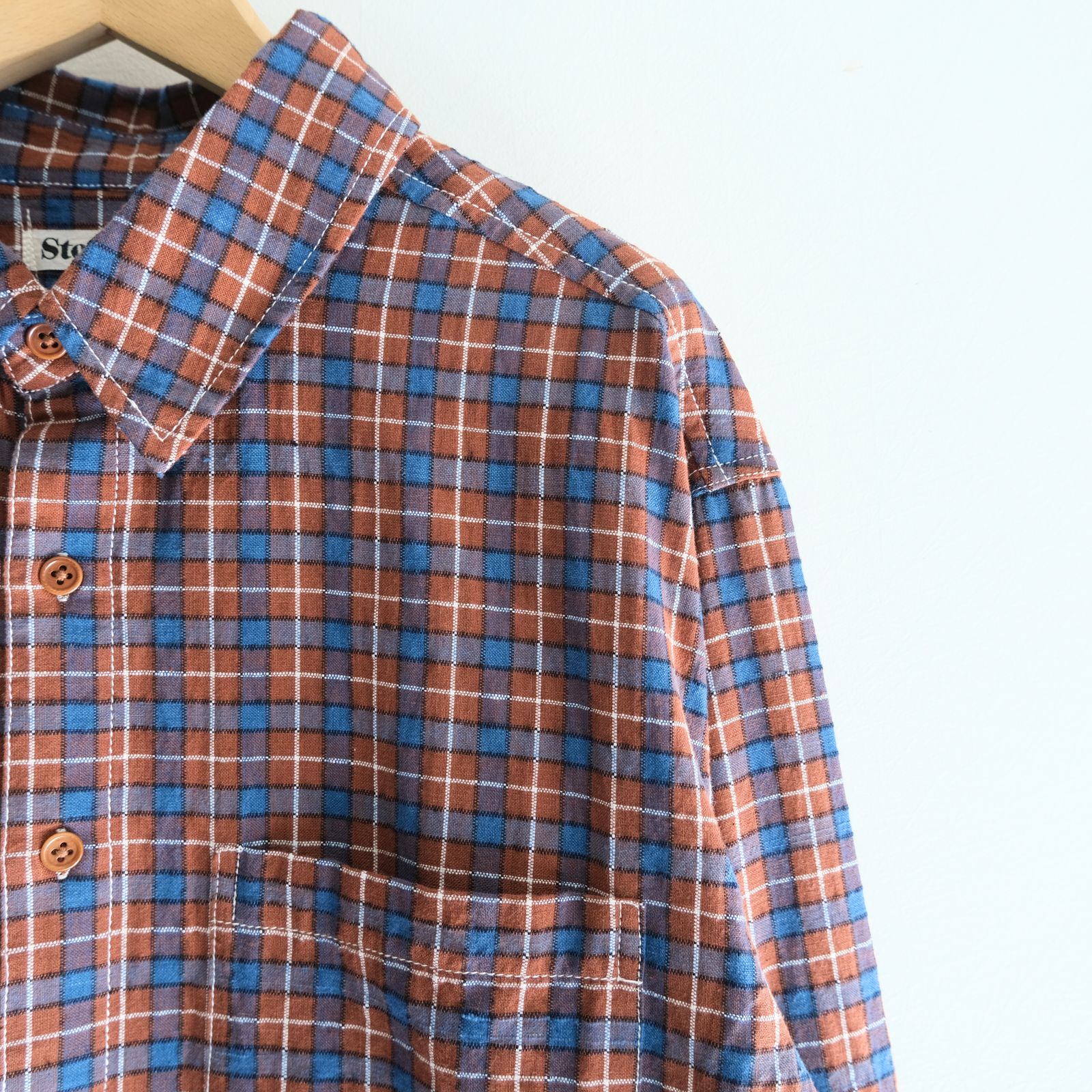 【残り1点】Bracken Shirt（Sandstone Handloom）