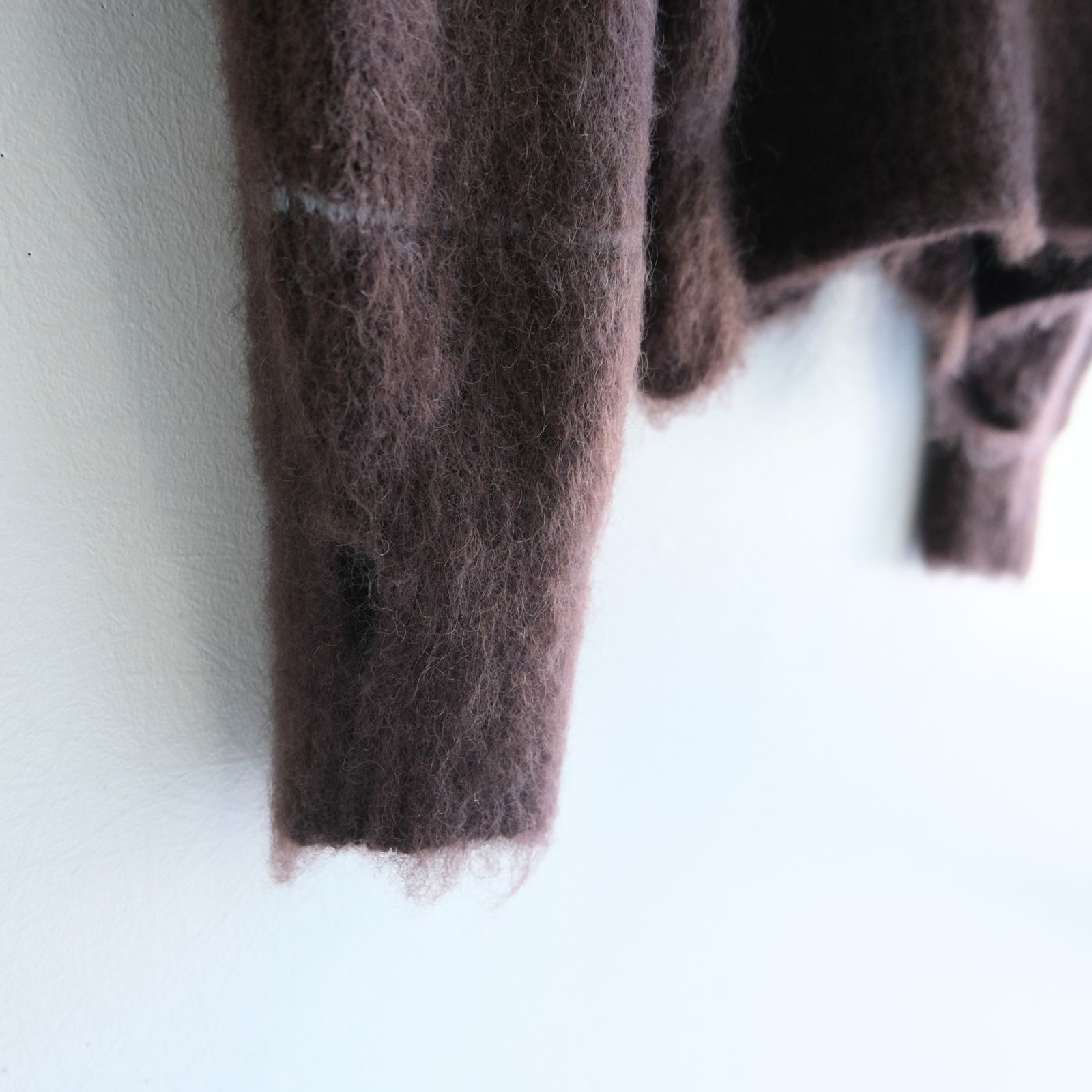 MOHAIR BOARDER CARDIGAN（BROWN）