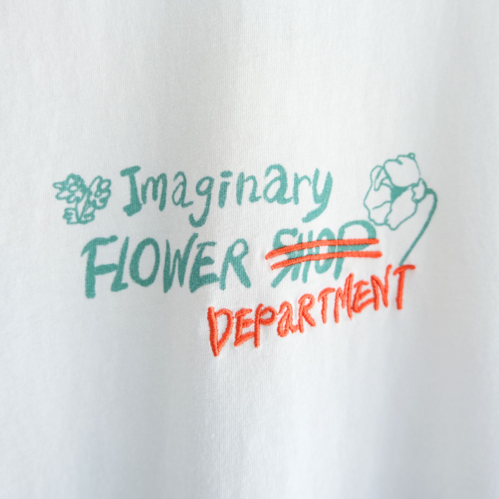 "TEE-NS".14 Imaginary FLOWER DEPaRTMENT Tee feat. MIO YAMAMOTO / 「TEE-NS」14 イマジナリーフラワーデパートメントTシャツ feat. ミオ ヤマモト（WHITE）