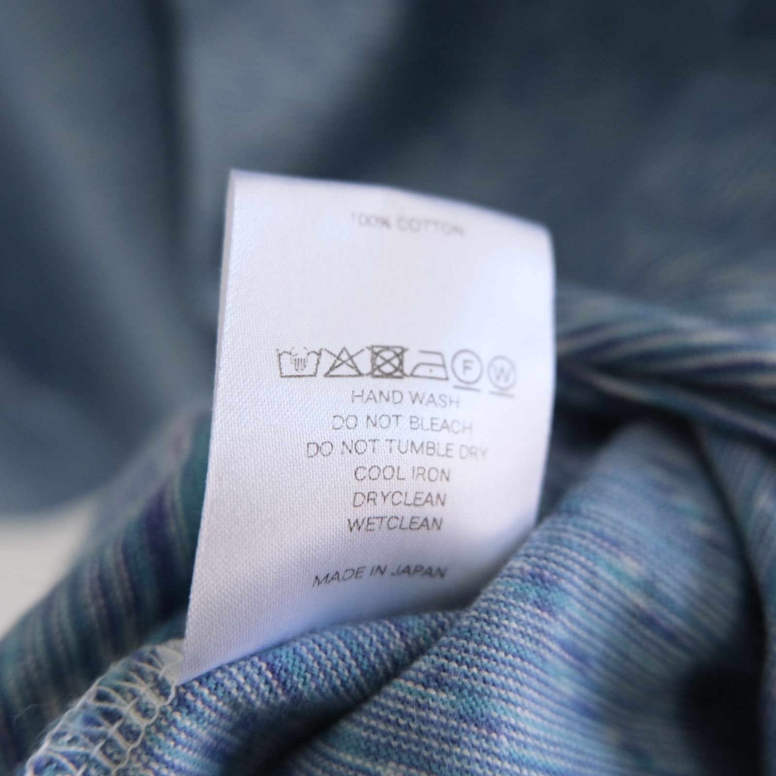 VORTEX FOOTBALL SHIRT fabric by SUN/kakke（MIX BLUE）